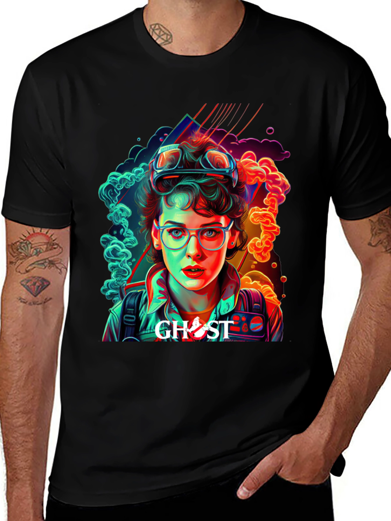 Variant 5 of Ghostbusters Robin T-Shirt - Stranger Things Inspired