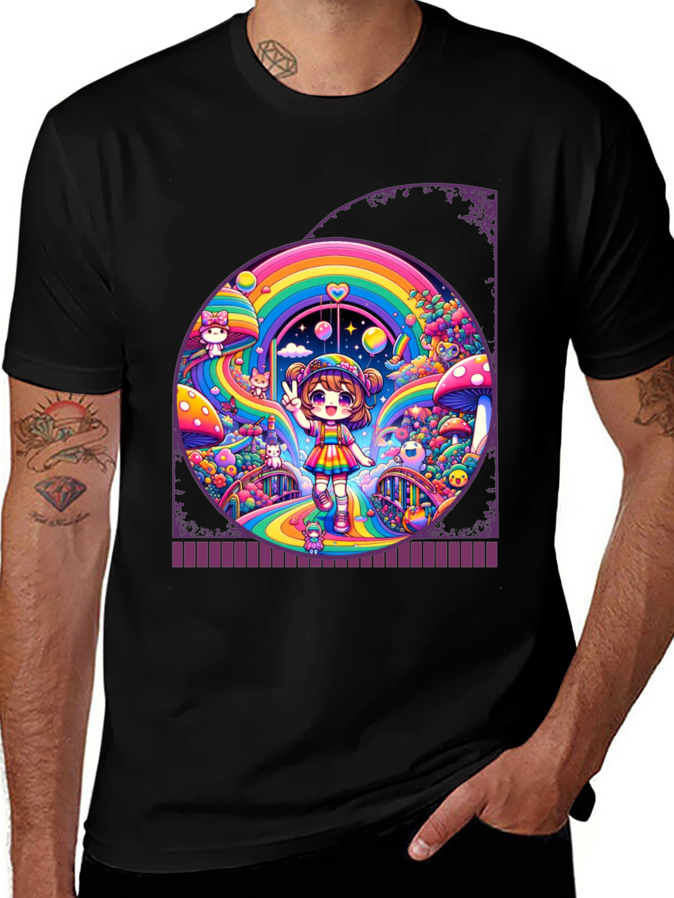 Variant 24 of Rainbow Dreams Graphic T-Shirt