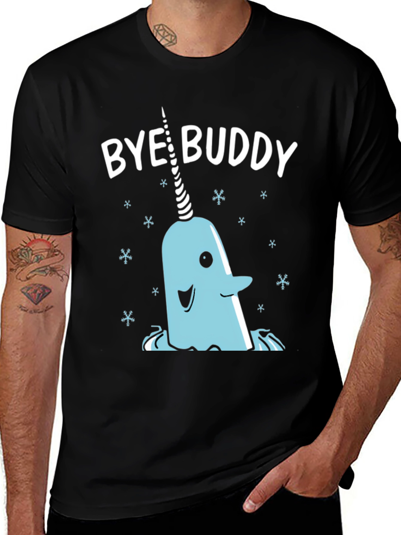 Variant 15 of Bye Buddy Narwhal T-Shirt