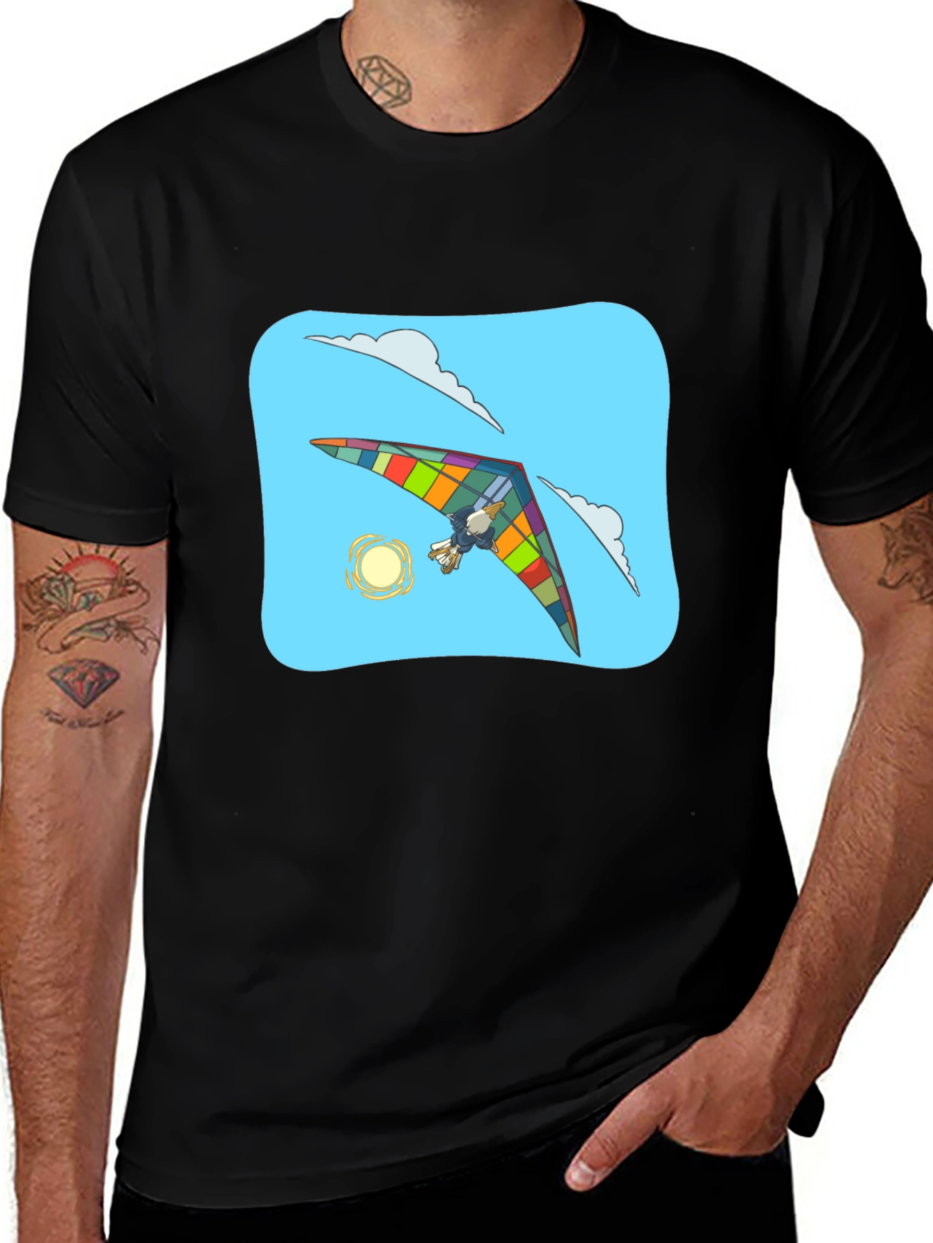 Variant 20 of Hang Gliding Eagle Graphic T-Shirt