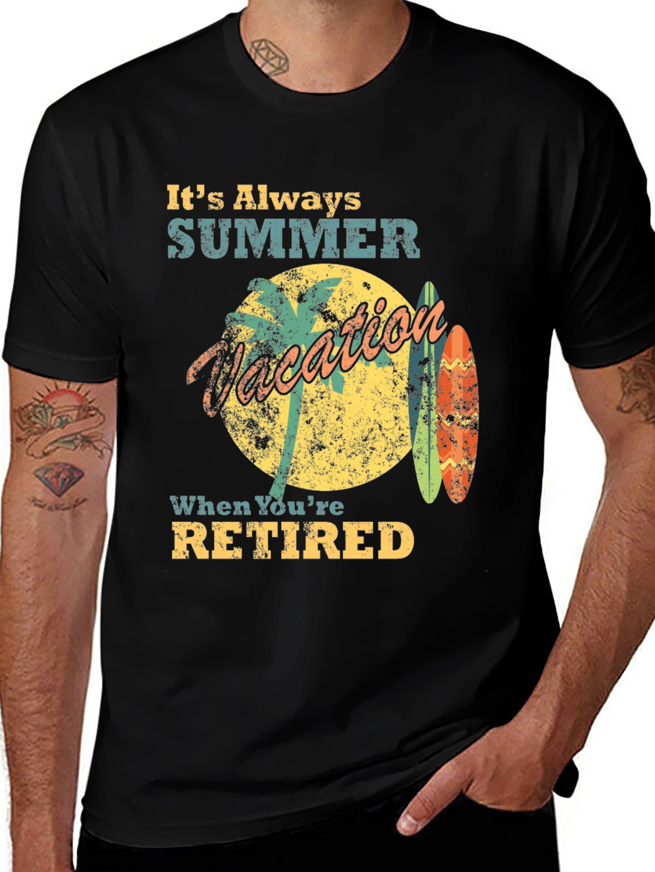 Variant 16 of Retired Summer Vacation T-Shirt