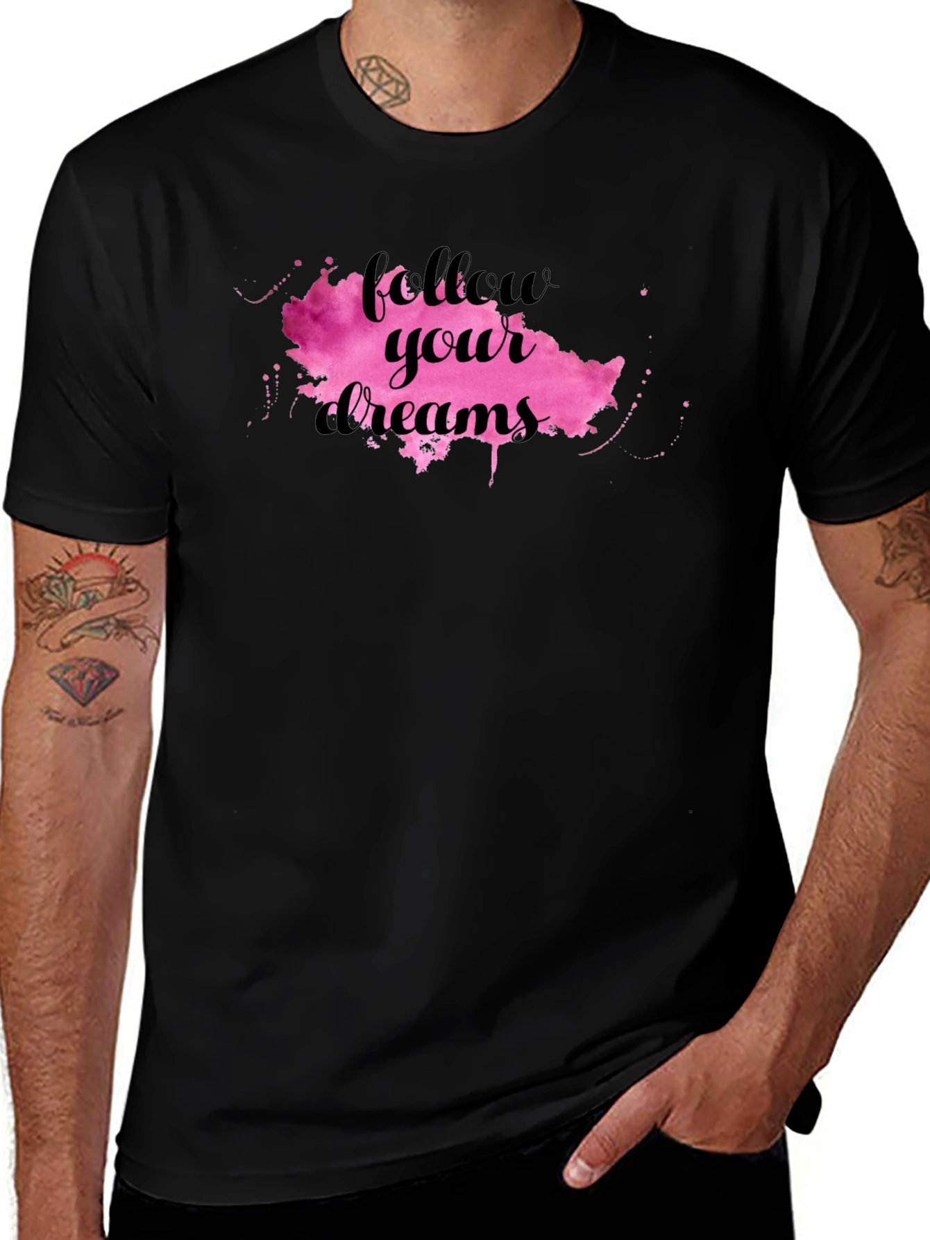 Variant 10 of Follow Your Dreams T-Shirt - Motivational Graphic Tee