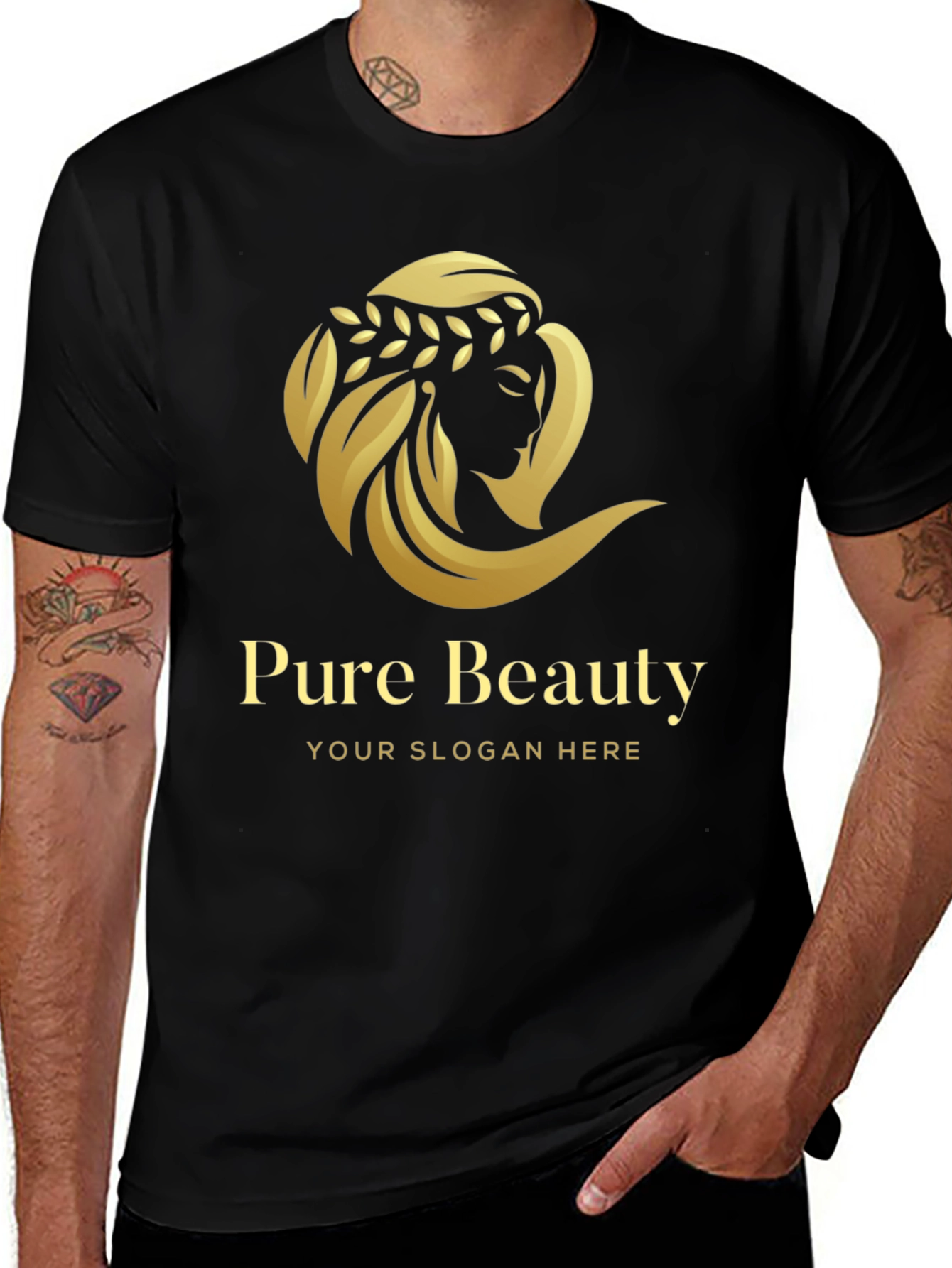 Variant 9 of Pure Beauty Graphic T-Shirt - Stylish Unisex Tee