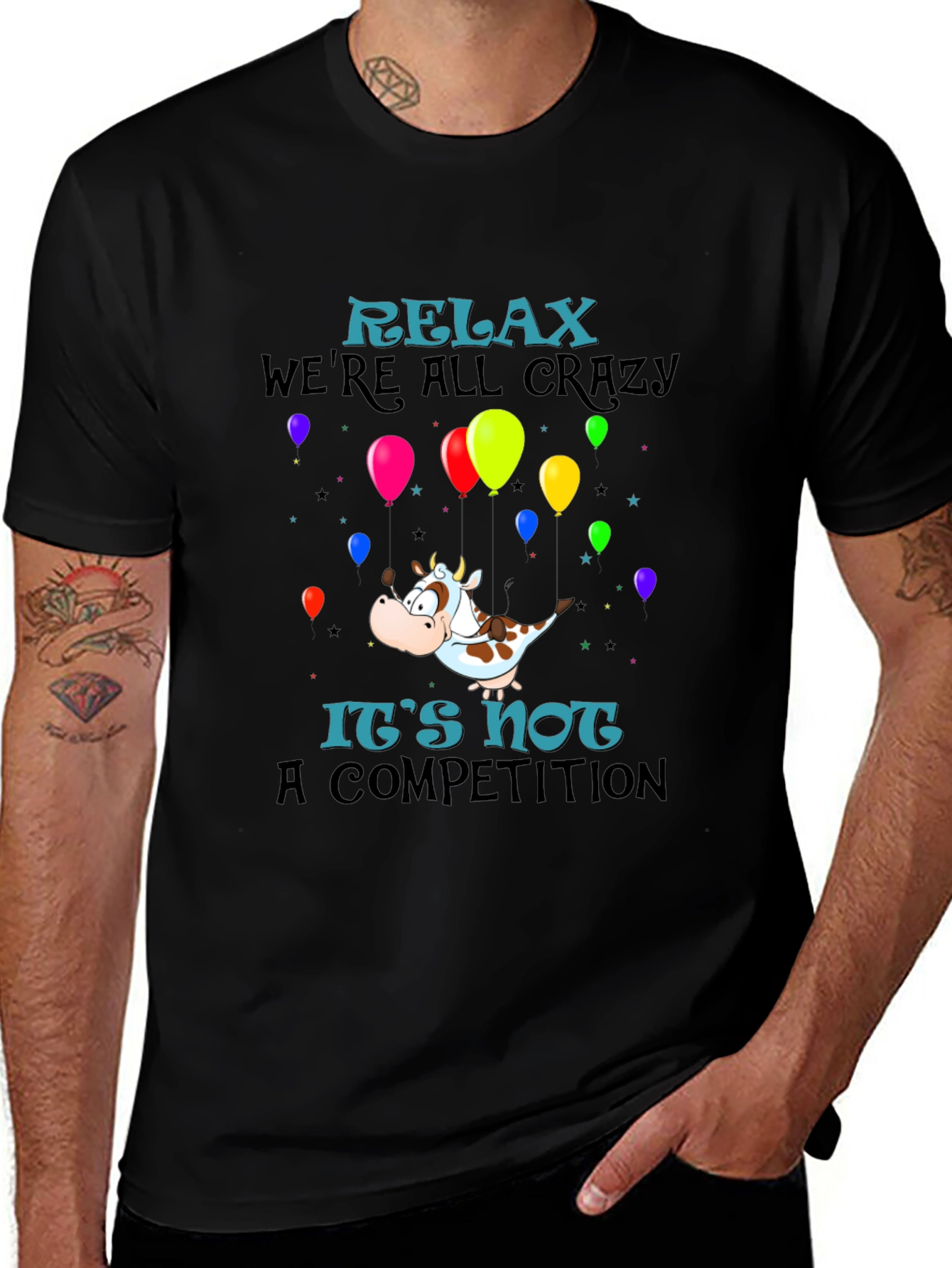 Variant 15 of Relax We're All Crazy Graphic Tee
