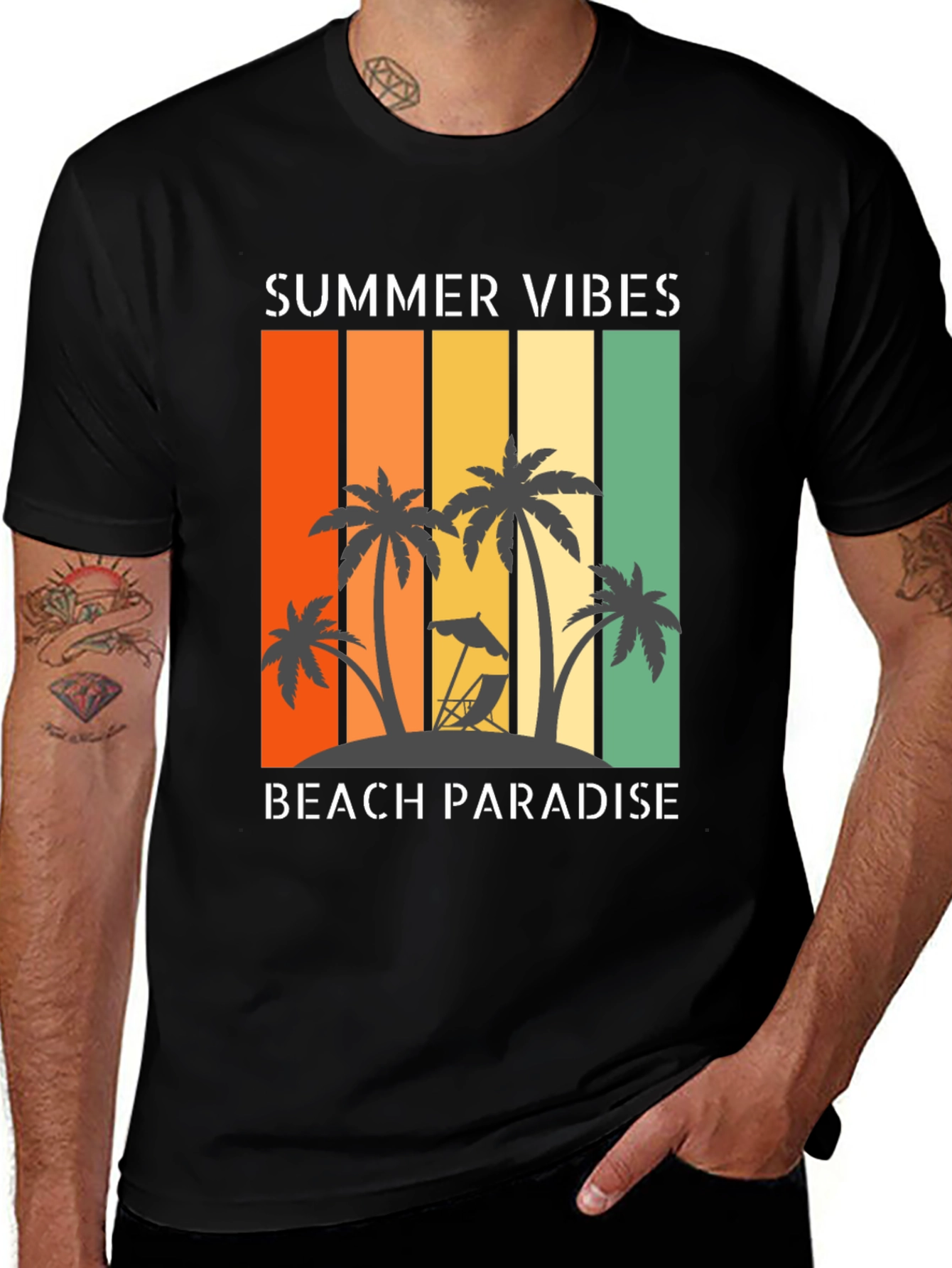 Variant 2 of Summer Vibes Beach Paradise T-Shirt