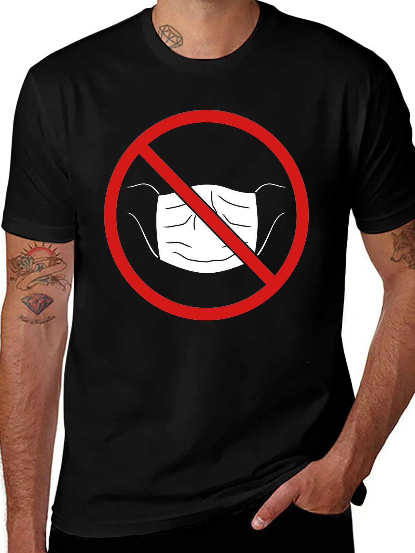 Variant 7 of No Mask Required - Graphic T-Shirt