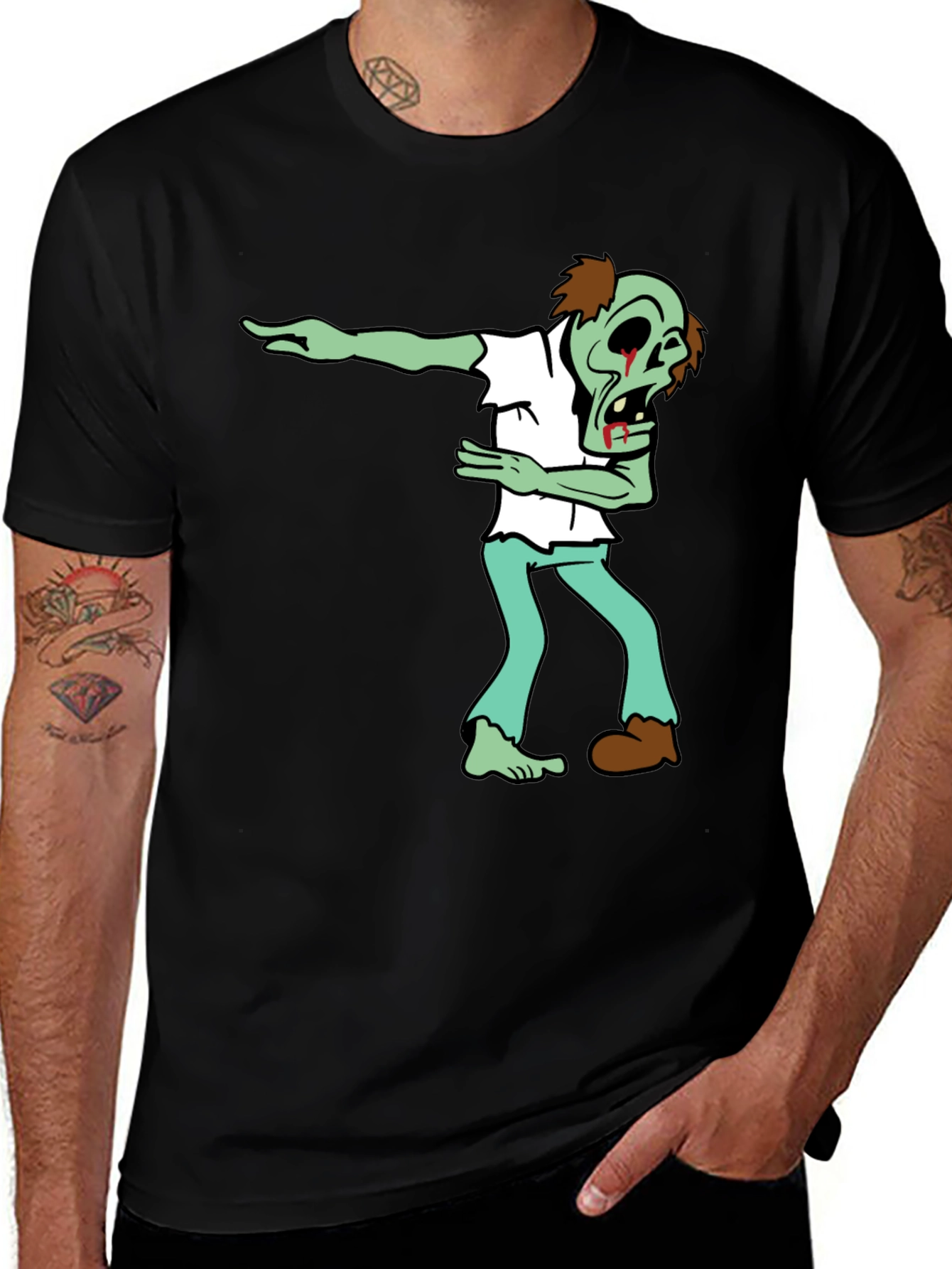 Variant 26 of Zombie Dab T-Shirt - Men's Graphic Tee