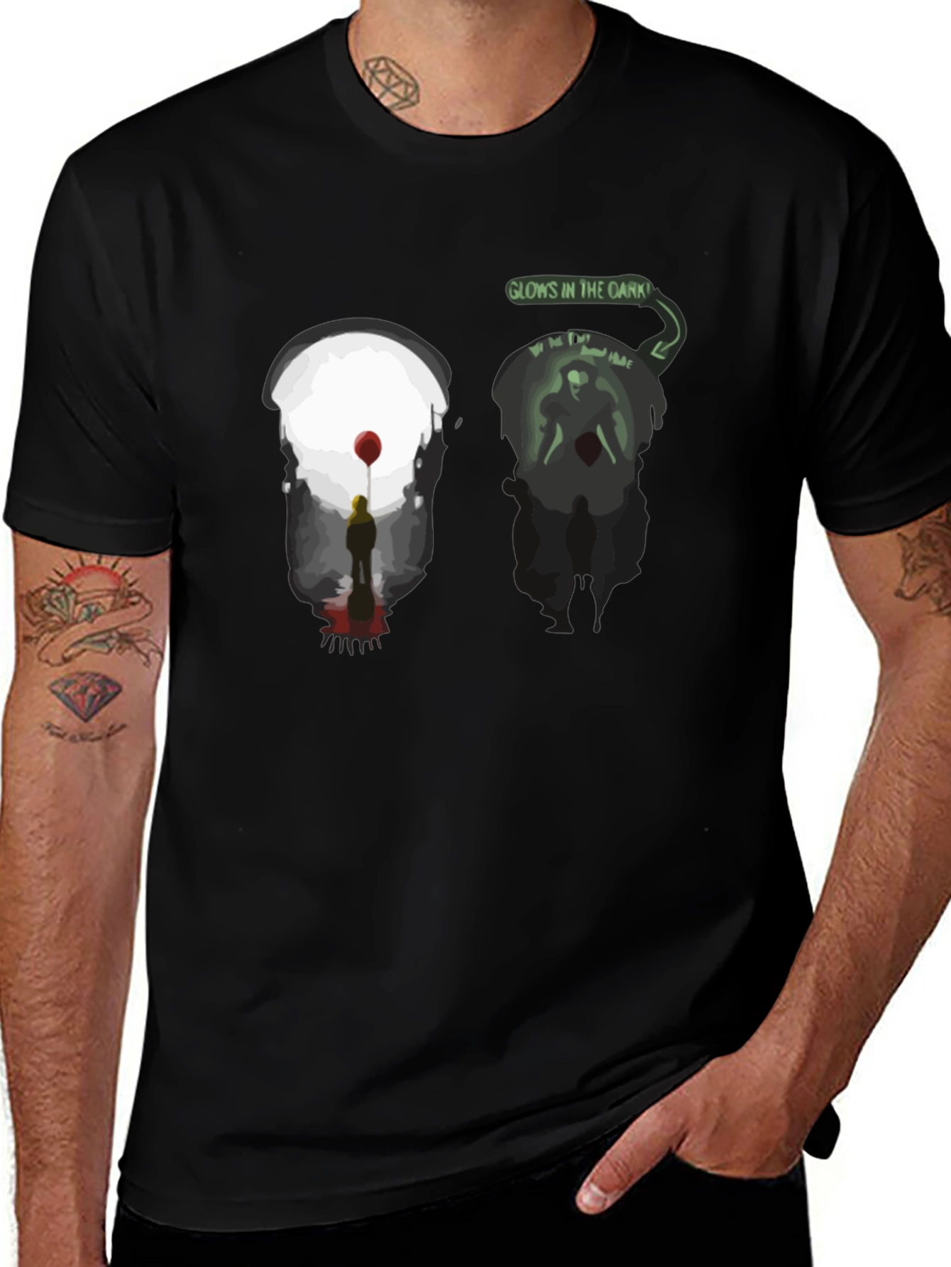 IT Pennywise Glow in the Dark T-Shirt