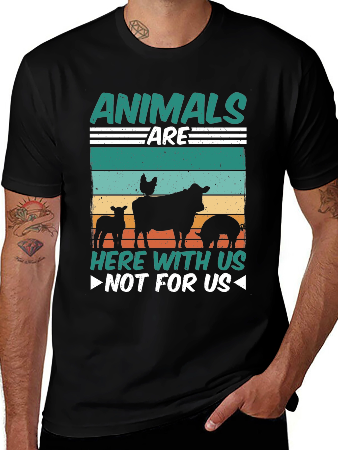 Variant 11 of Animals Are Here With Us T-Shirt