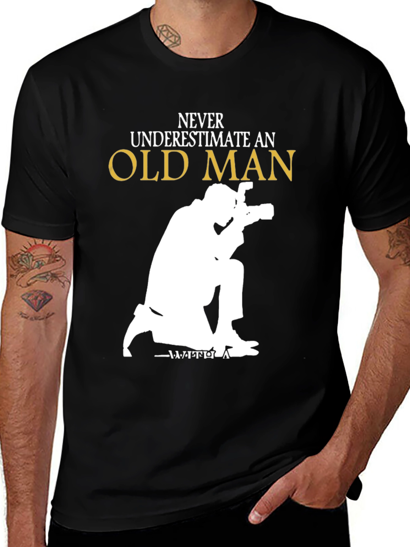 Variant 18 of Never Underestimate Old Man T-Shirt