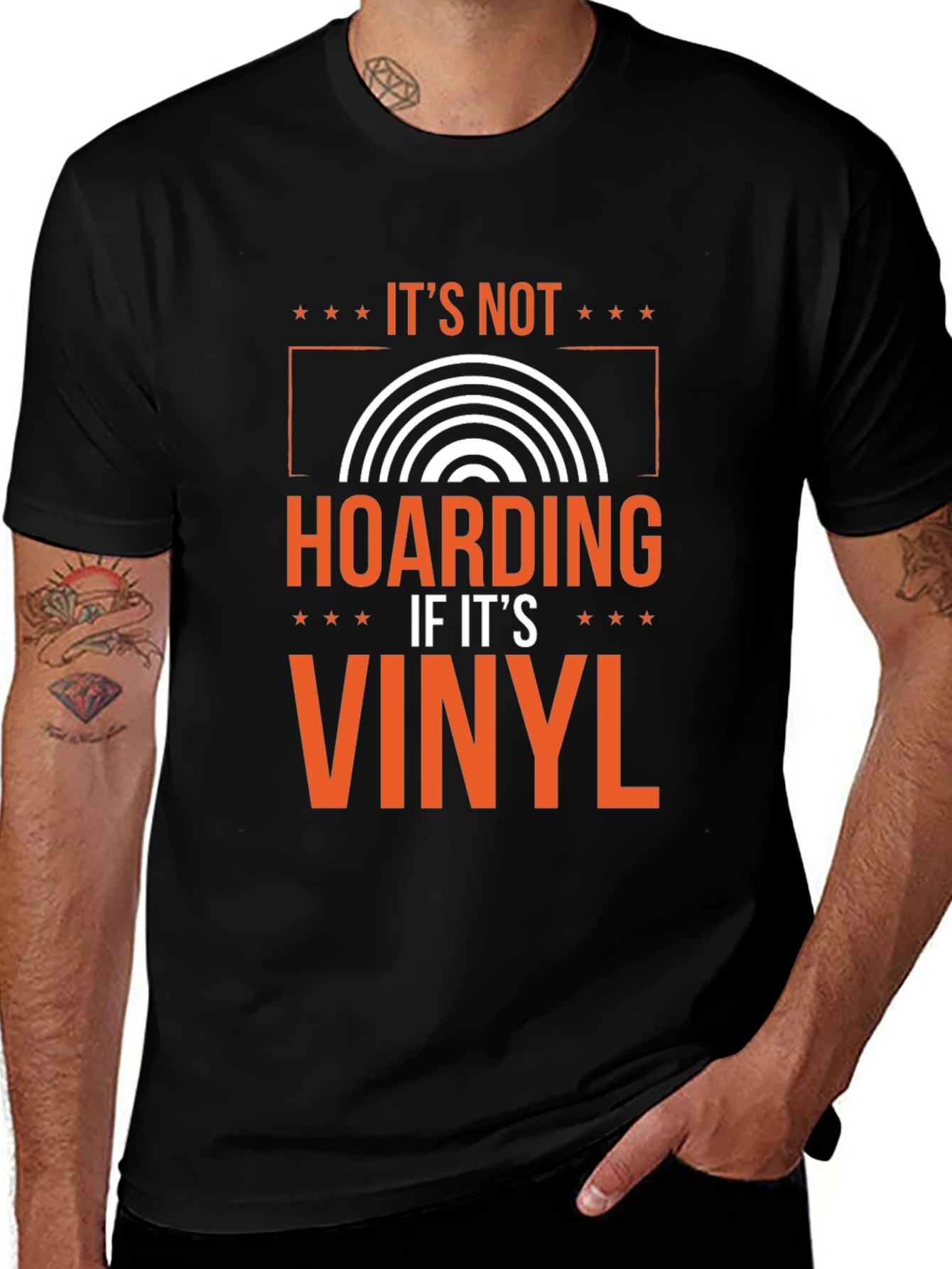 Variant 23 of It's Not Hoarding If It's Vinyl Graphic Tee
