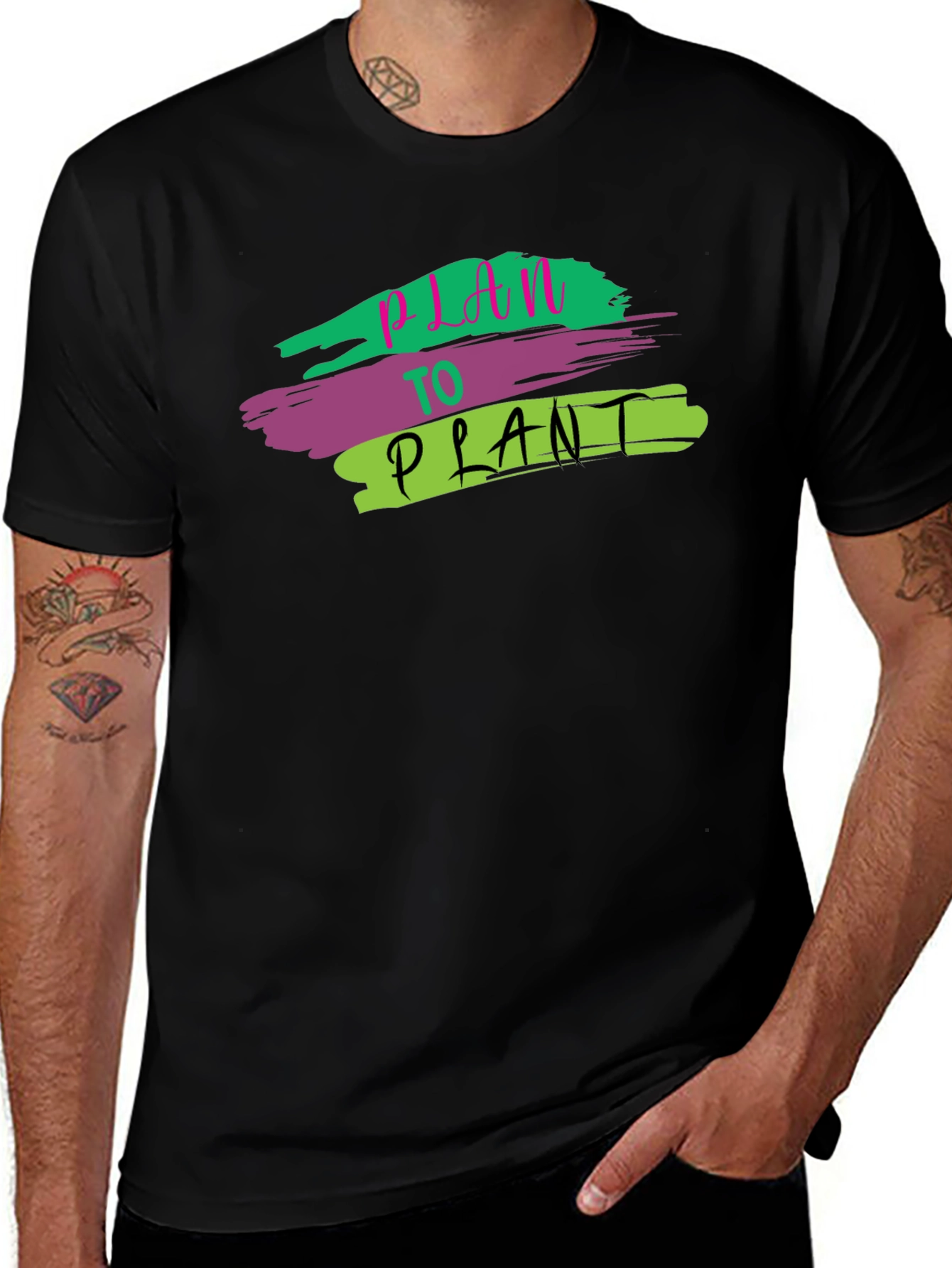 Variant 19 of Plan To Plant Stylish Graphic T-Shirt
