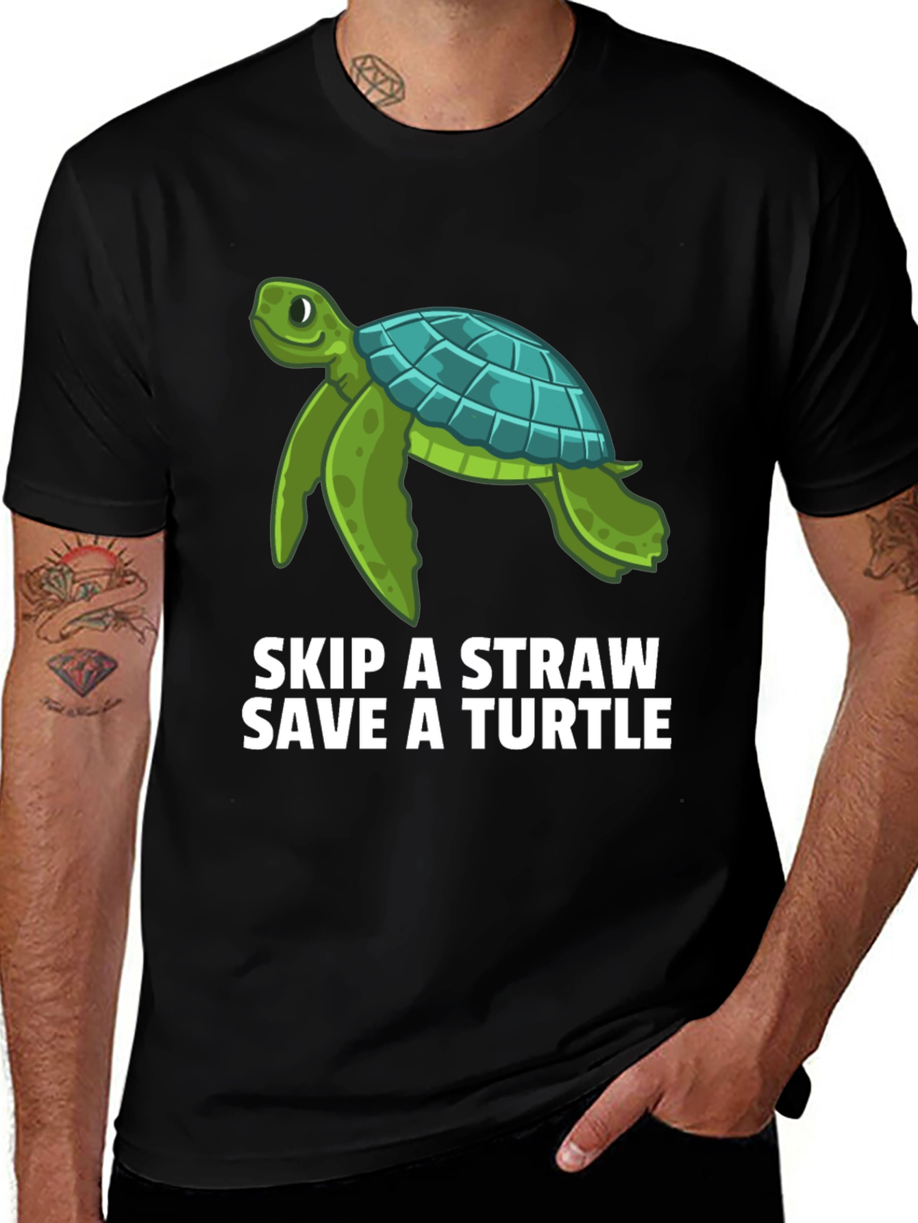Variant 17 of Save a Turtle T-Shirt