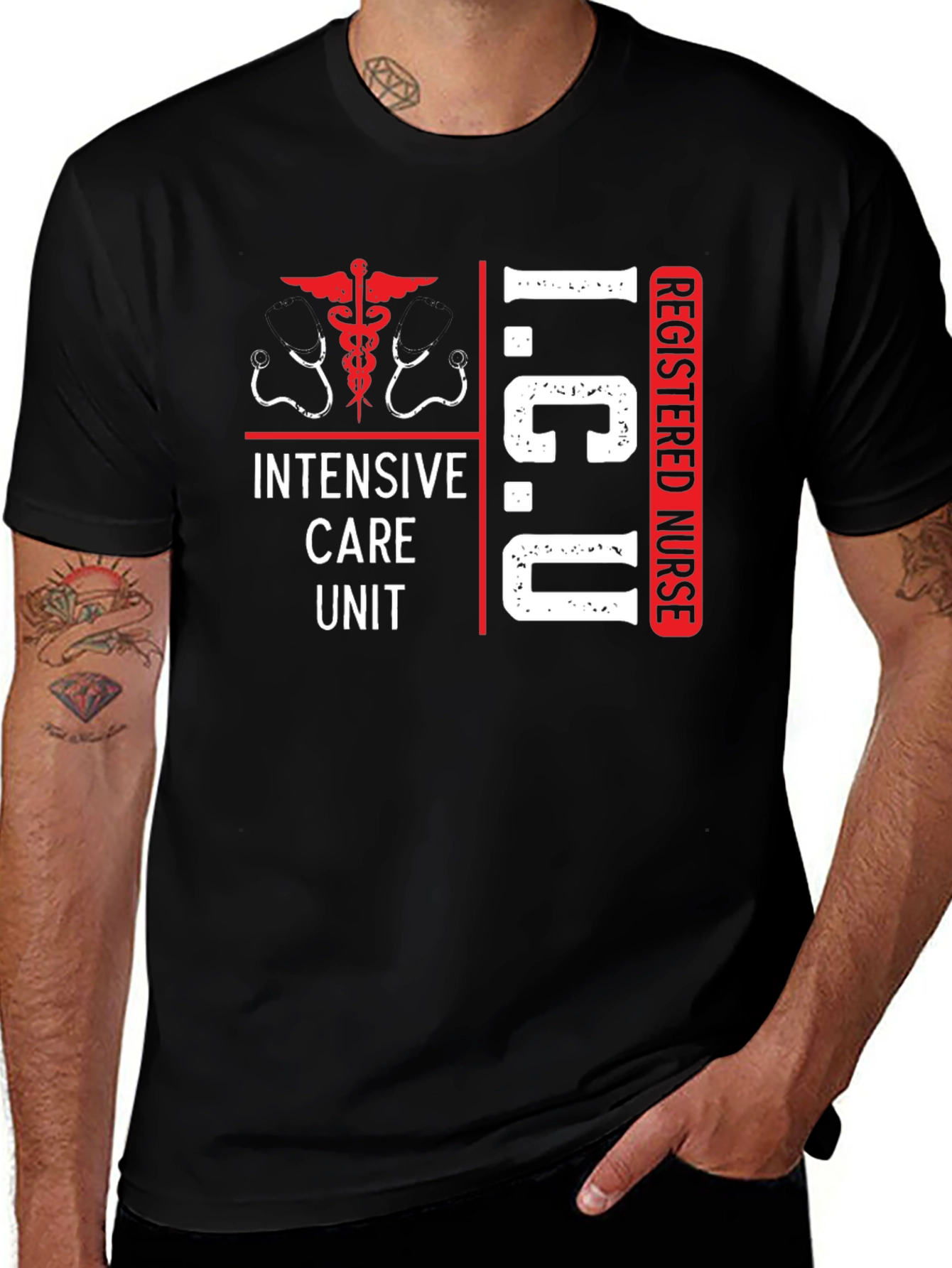 ICU Nurse T-Shirt - Intensive Care Unit RN Apparel