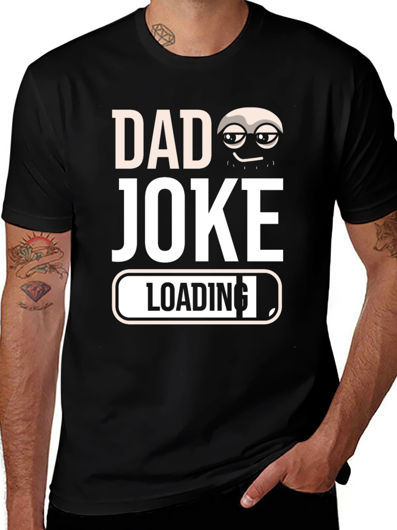 Variant 30 of Dad Joke Loading T-Shirt - Funny Father's Day Tee