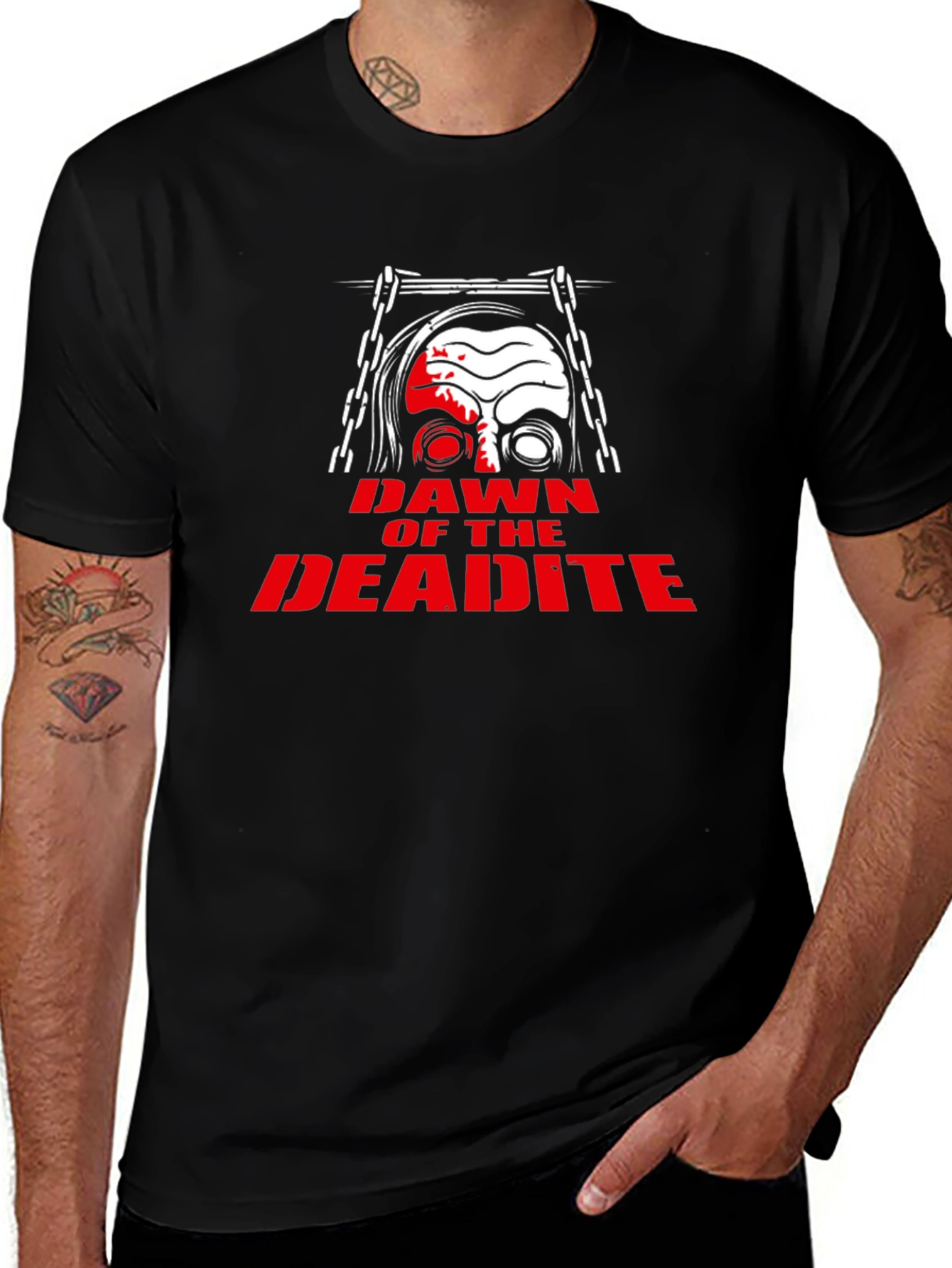 Black Dawn of the Deadite T-Shirt Horror Movie Graphic Tee main image