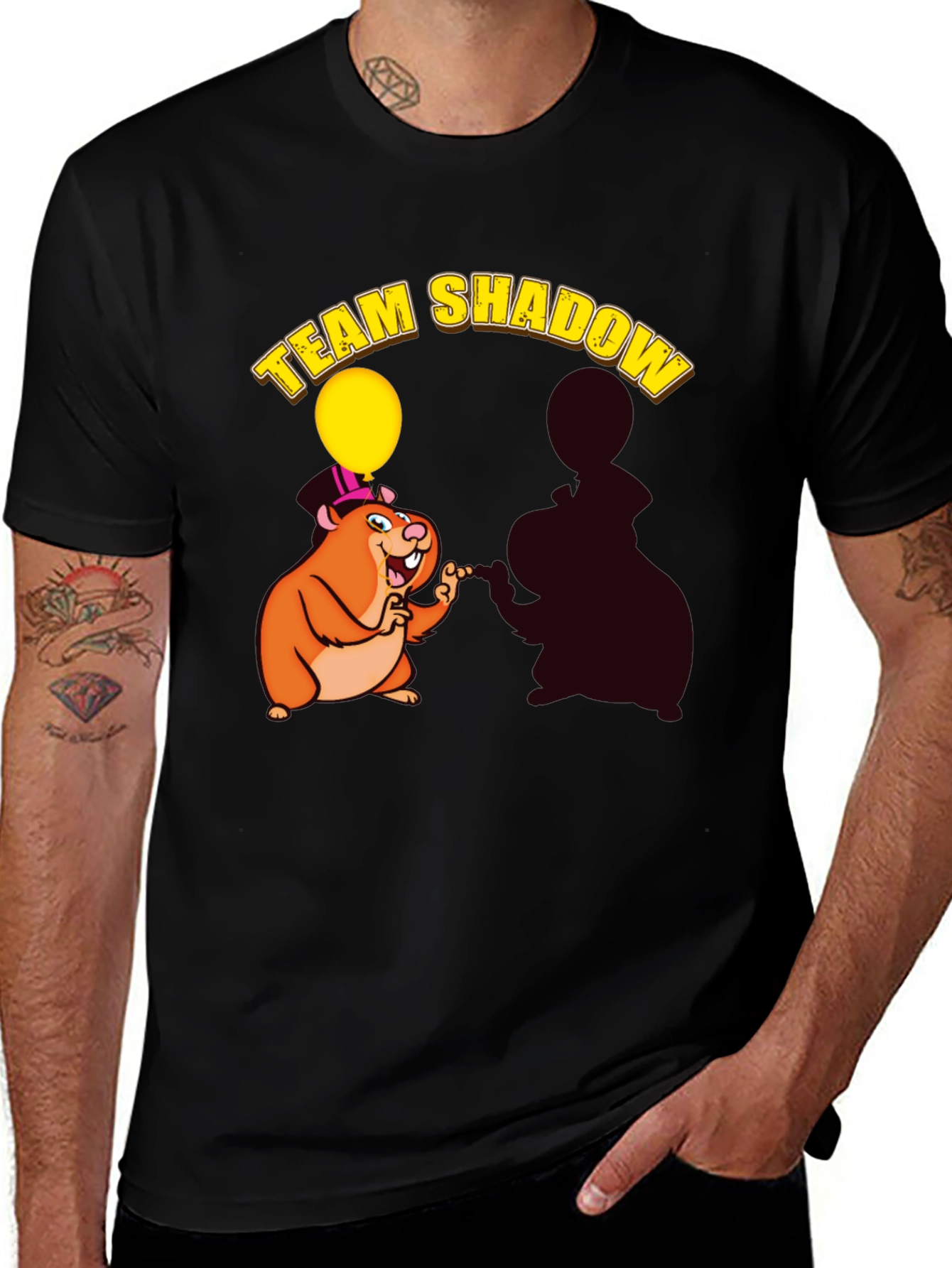 Variant 10 of Team Shadow T-Shirt - Cute Hamster Design