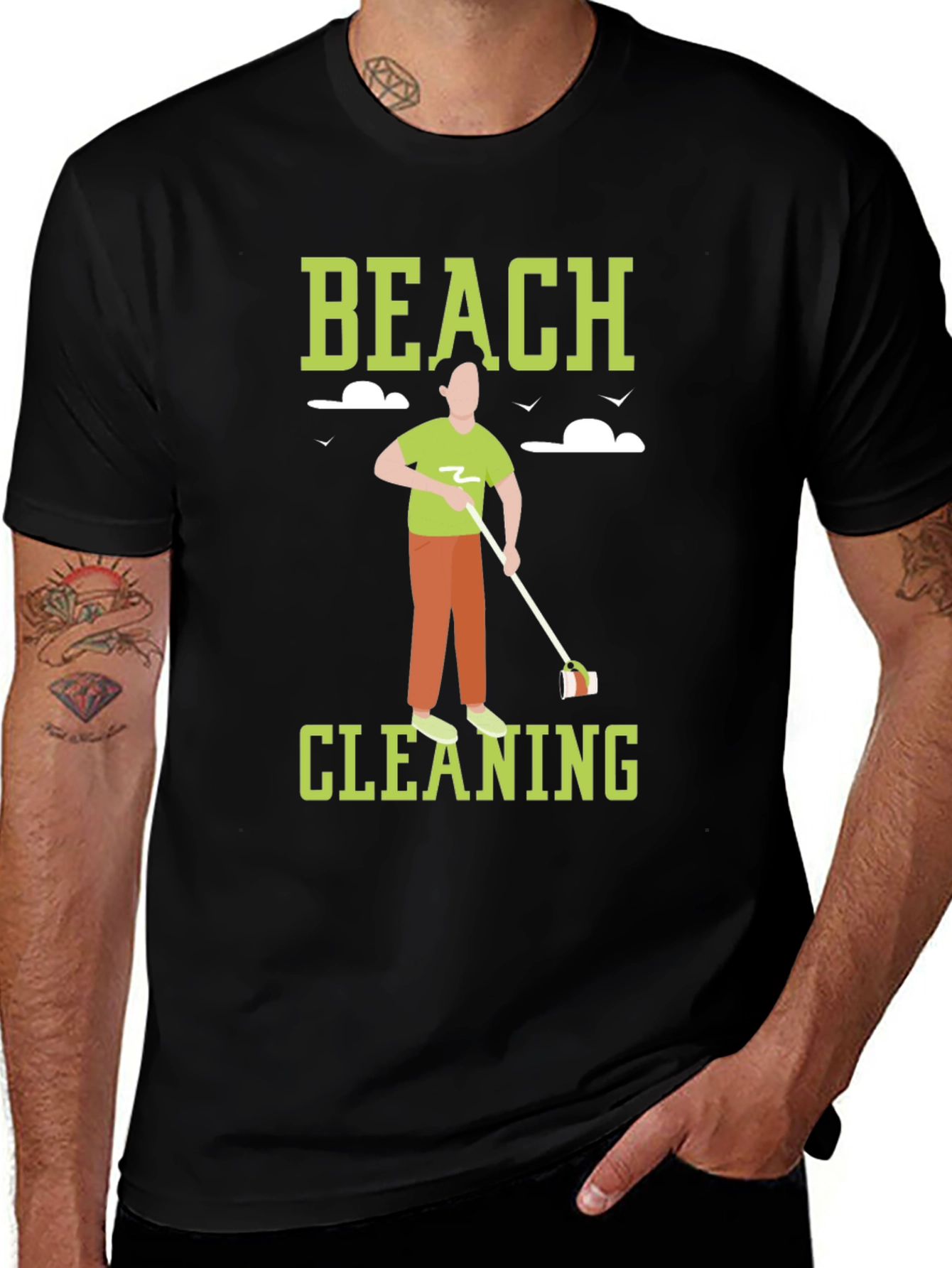 Beach Cleaning Graphic Tee