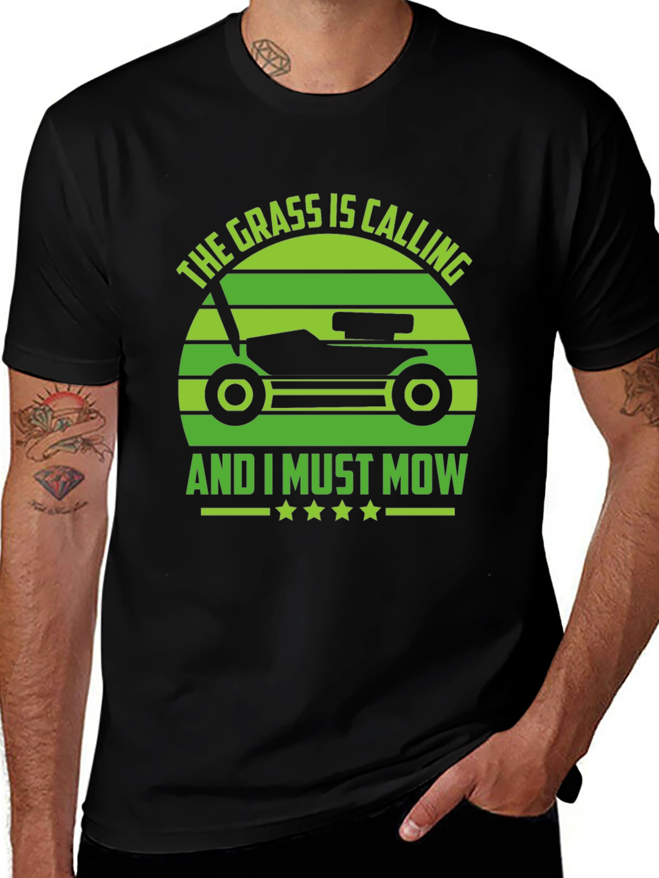 Variant 19 of Grass Calling T-Shirt - Lawn Mowing Humor