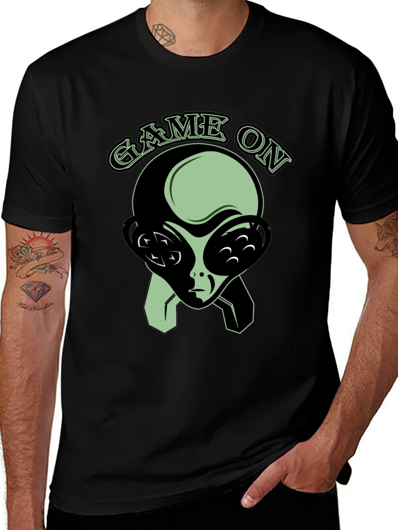 Game On Alien Headset T-Shirt