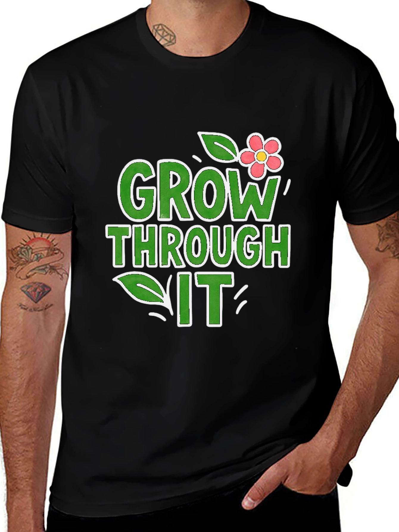 Variant 8 of Grow Through It Graphic T-Shirt