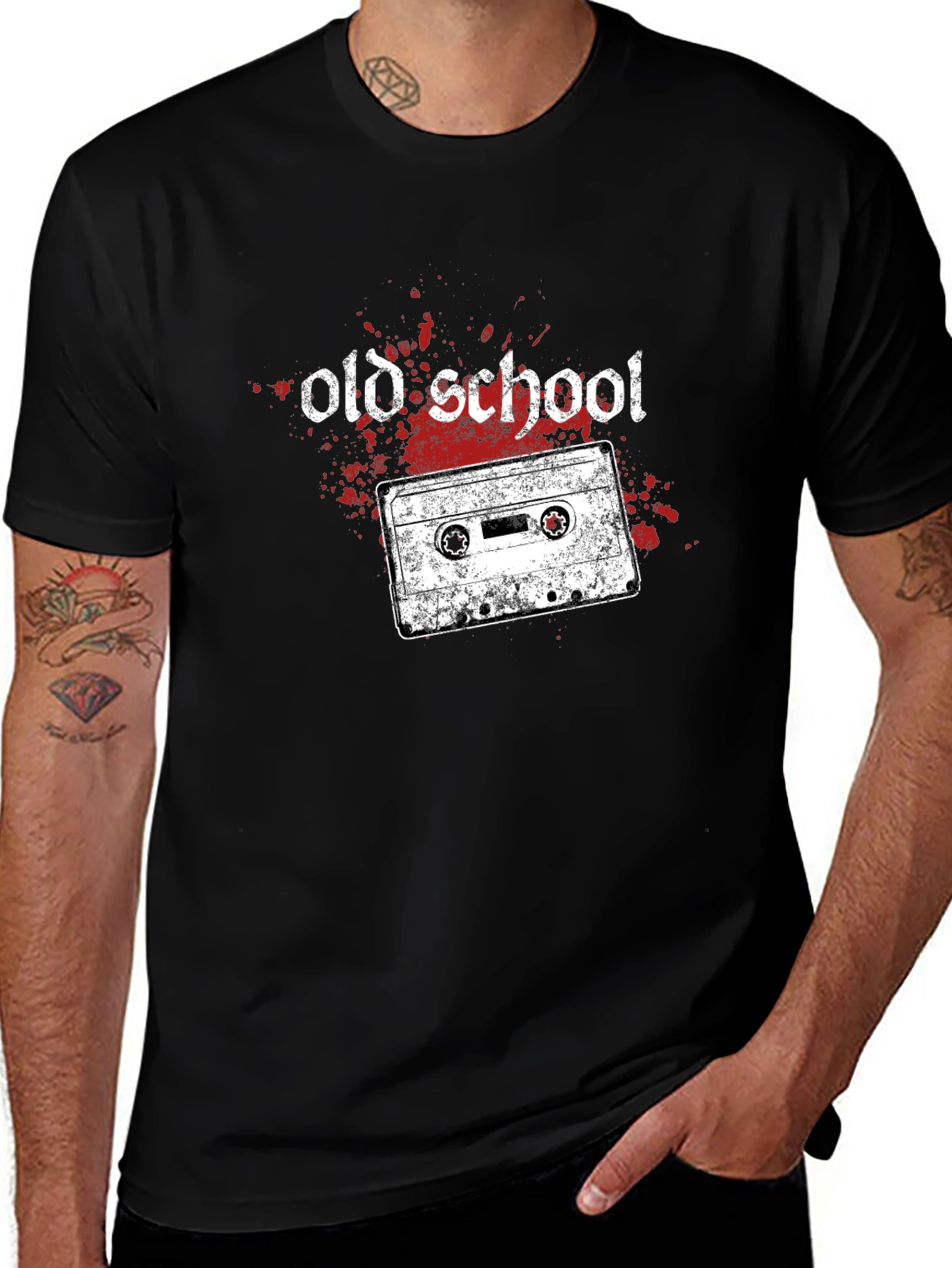 Variant 29 of Retro Old School Cassette Tape Graphic T-Shirt