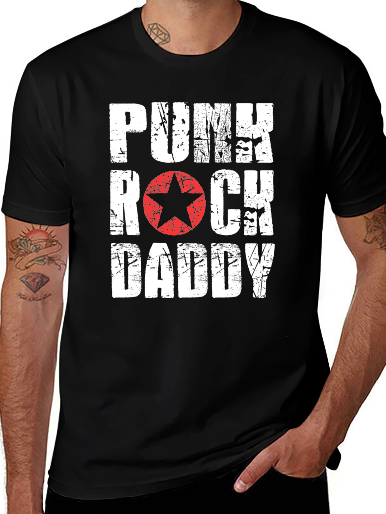 Variant 22 of Punk Rock Daddy Black T-Shirt