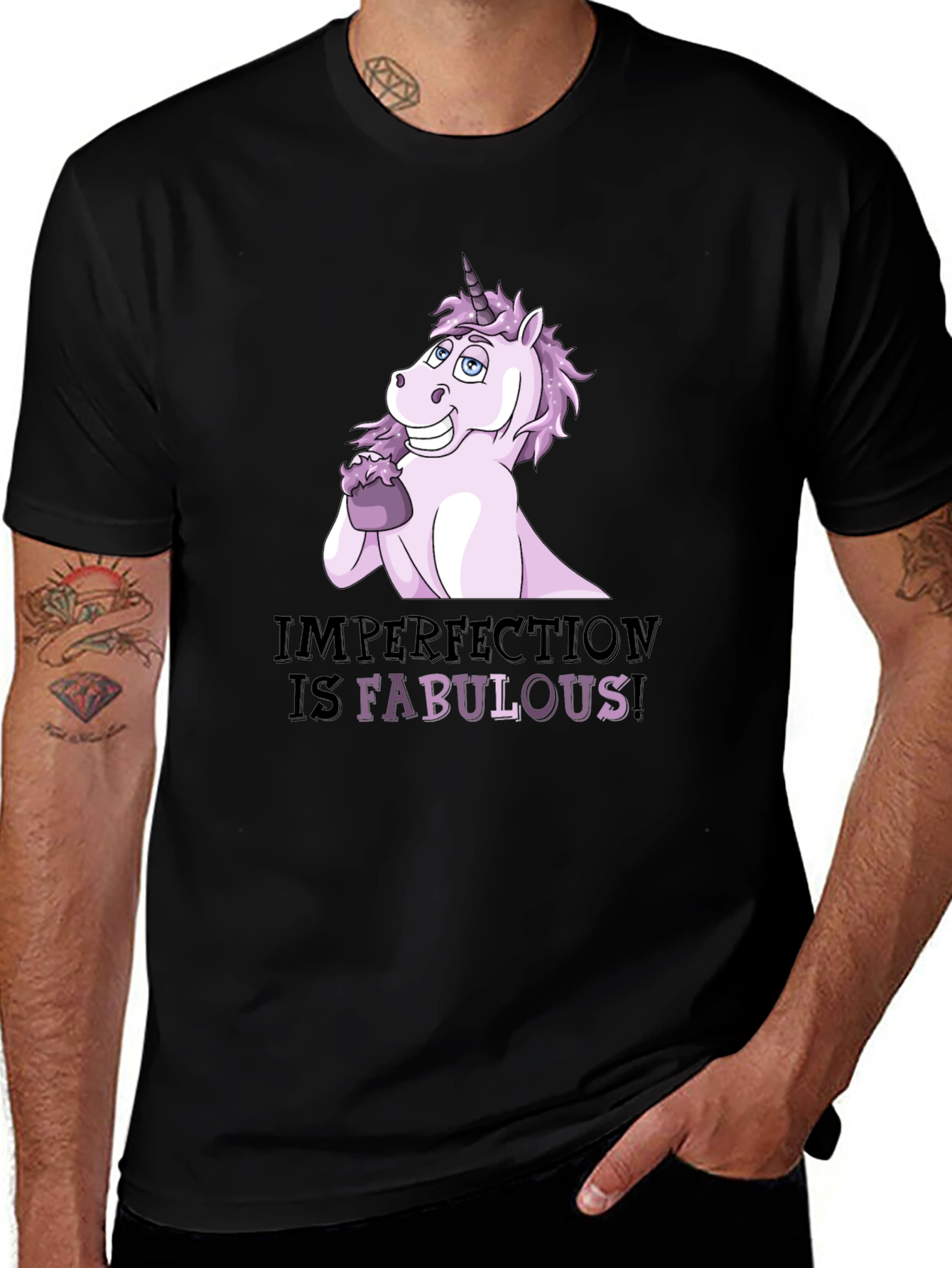 Variant 23 of Imperfect Fabulous Unicorn Graphic T-Shirt 