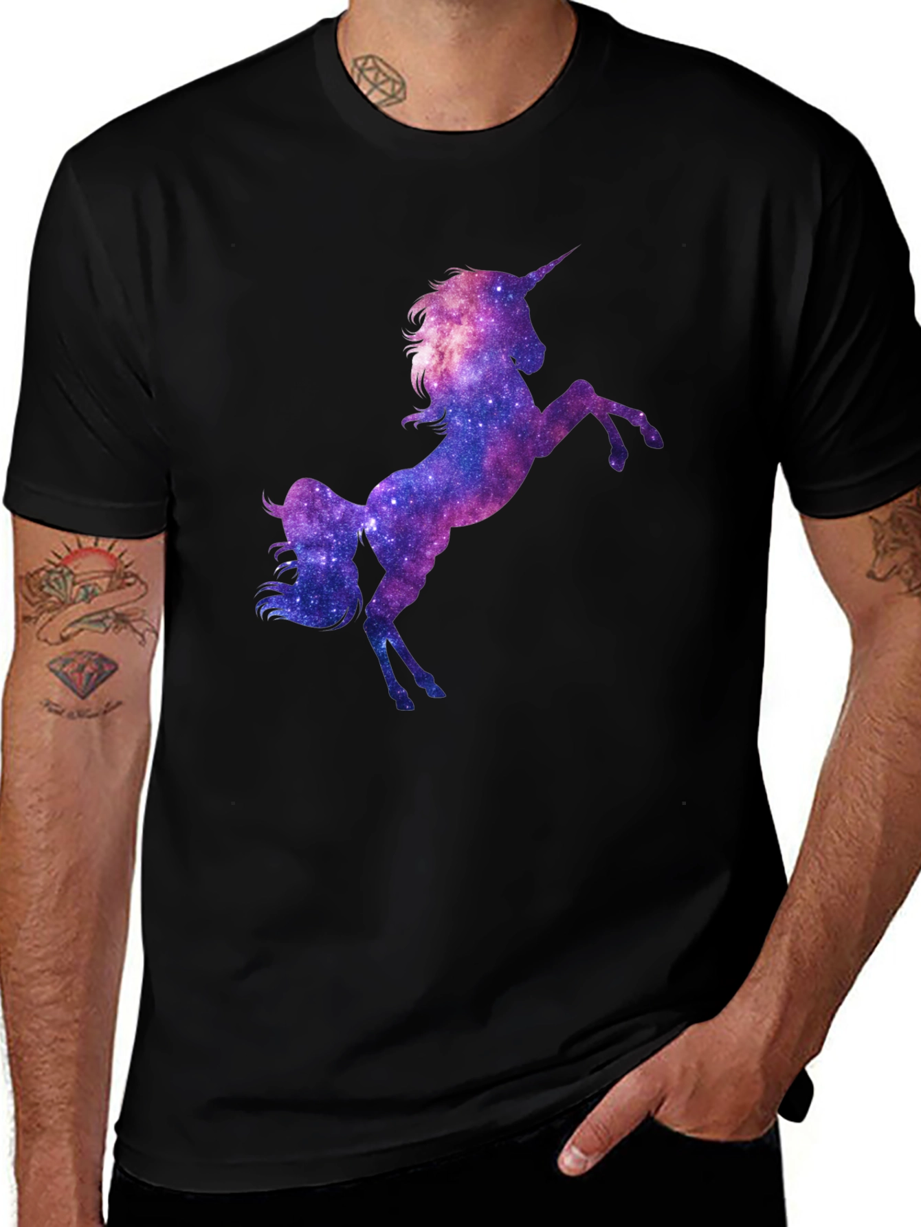 Variant 20 of Galaxy Unicorn Graphic T-Shirt