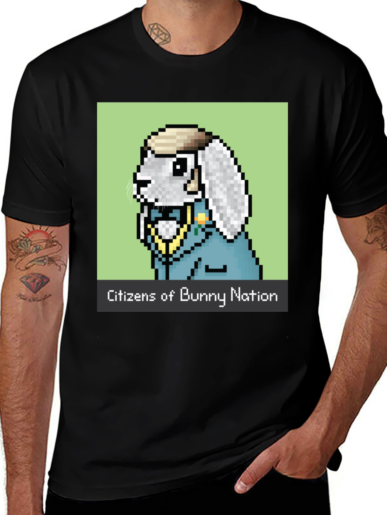 Variant 16 of Citizens of Bunny Nation Graphic Tee