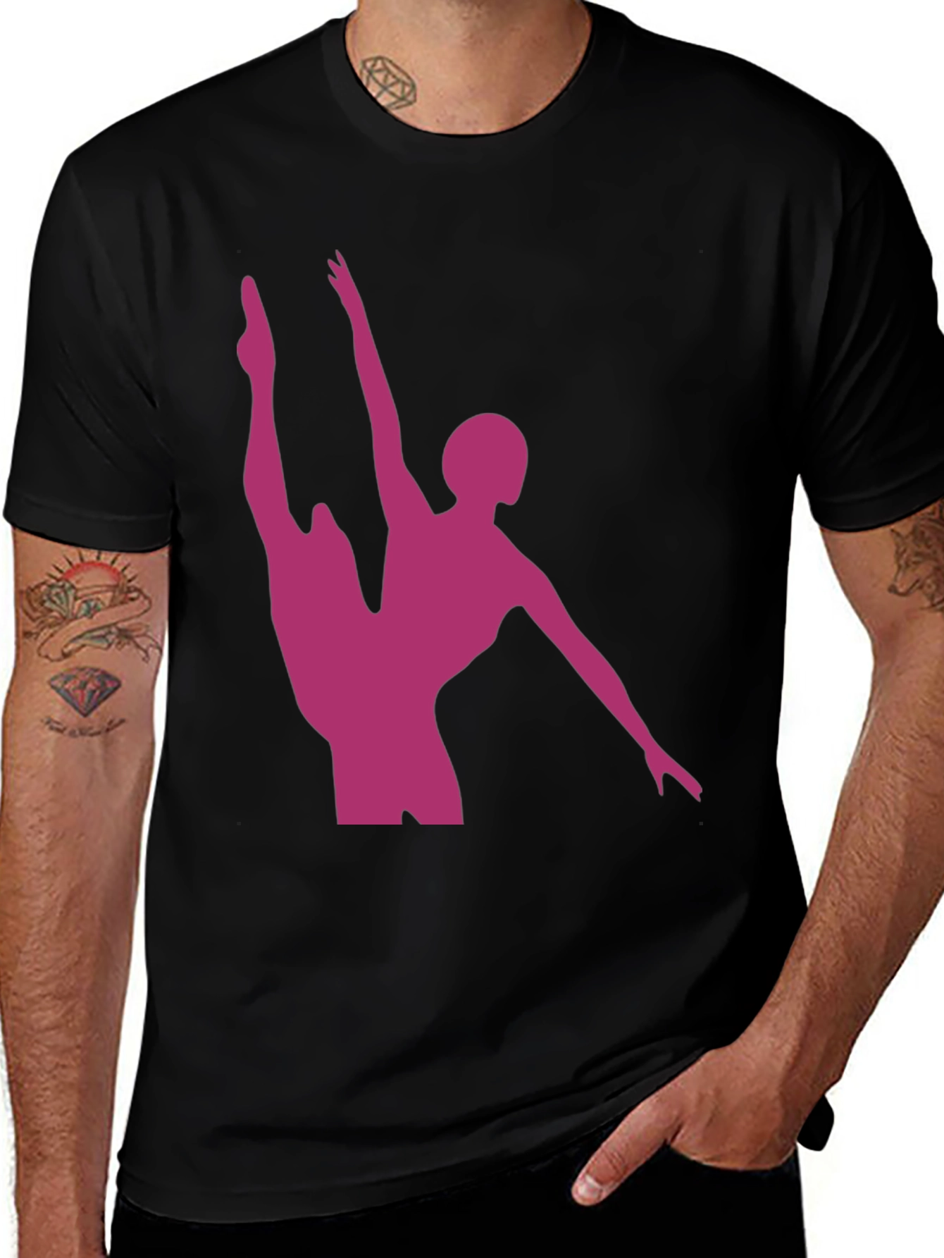 Variant 8 of Ballet Dancer Silhouette T-Shirt