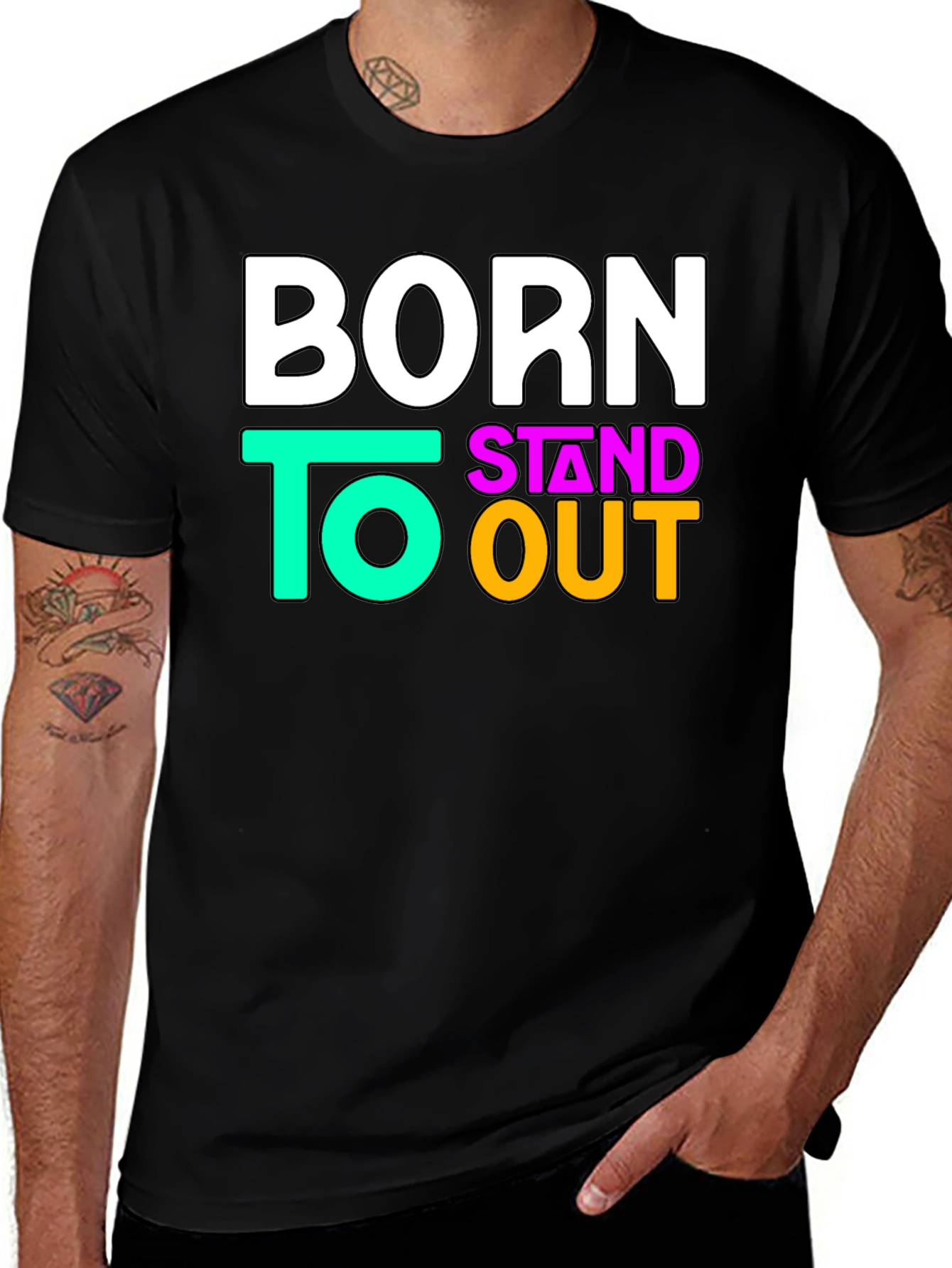 Variant 30 of Born To Stand Out Graphic T-Shirt