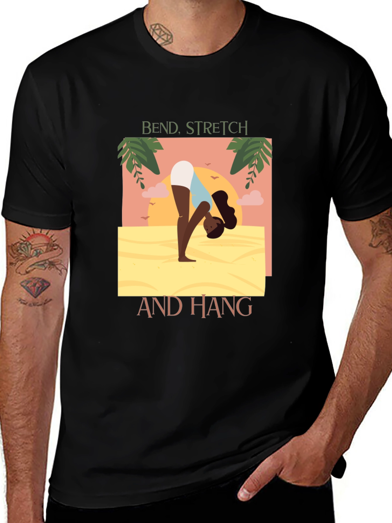 Variant 6 of Bend Stretch and Hang Graphic T-Shirt