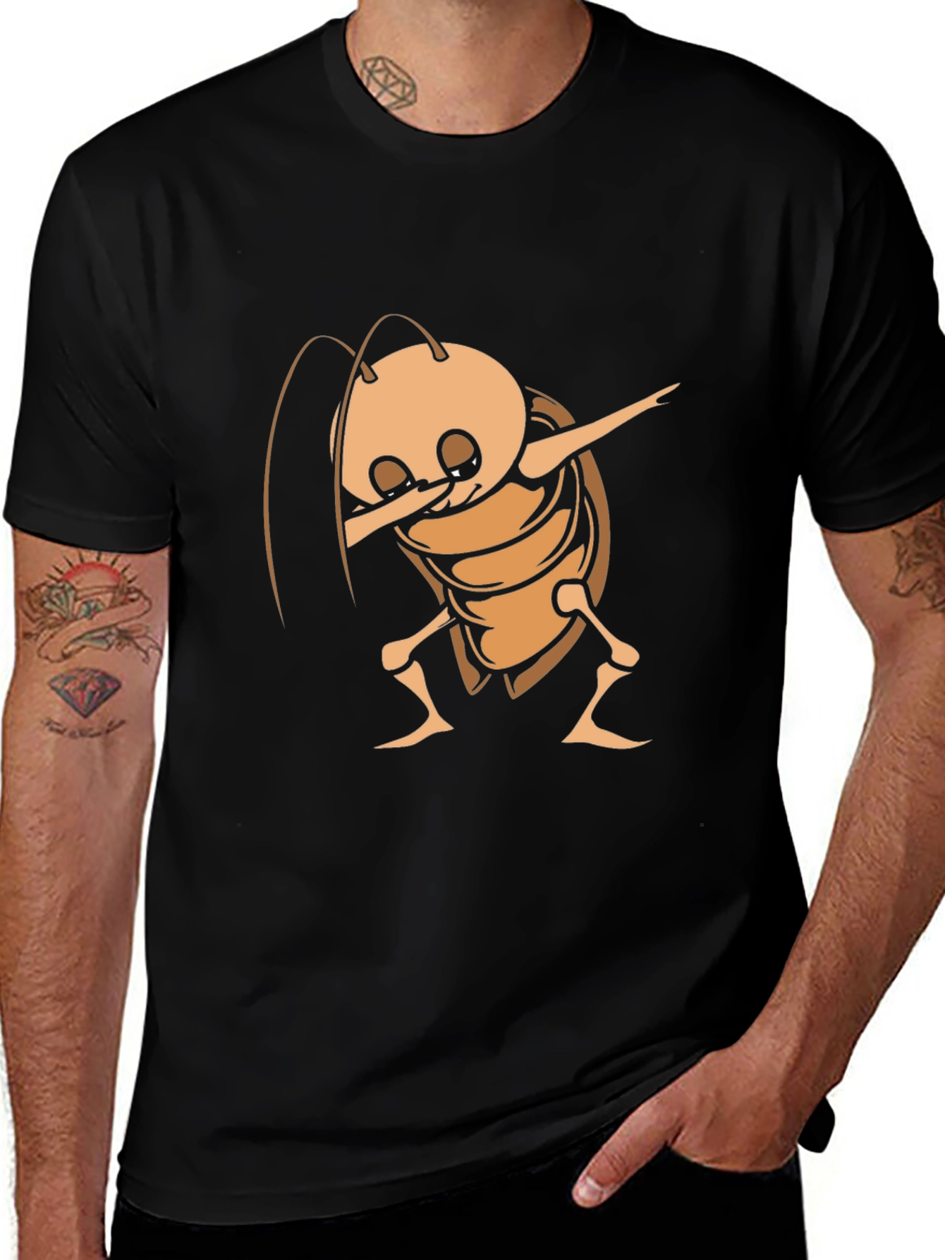 Variant 15 of Dabbing Cockroach Graphic Tee - Unisex T-Shirt