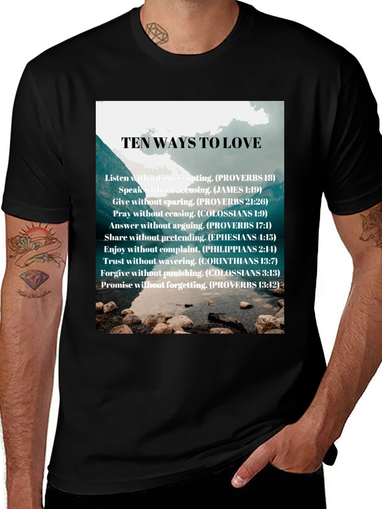 Ten Ways to Love Christian T-Shirt