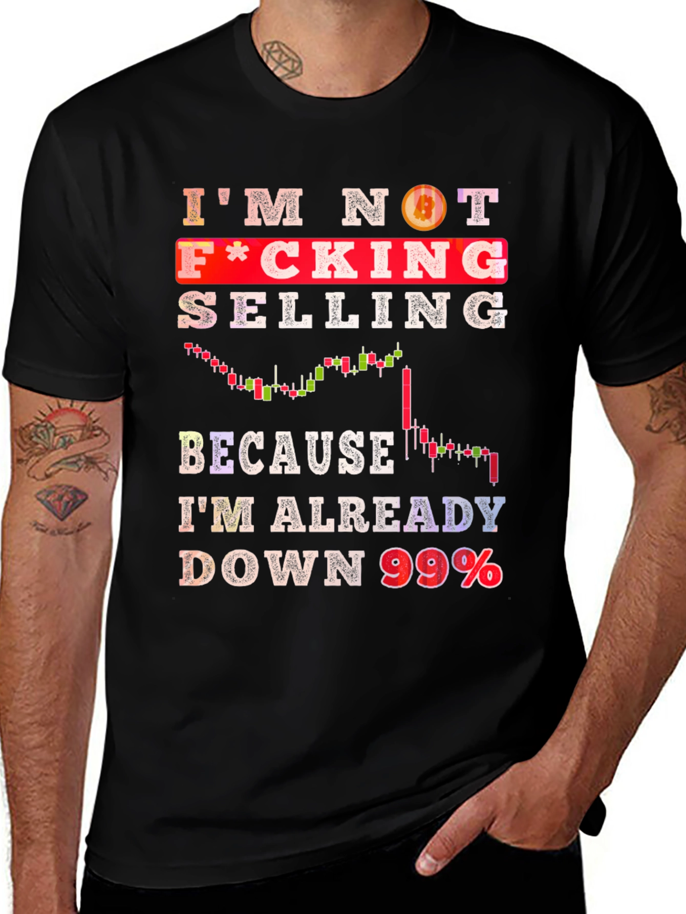 Variant 5 of I'm Not Selling Crypto T-Shirt