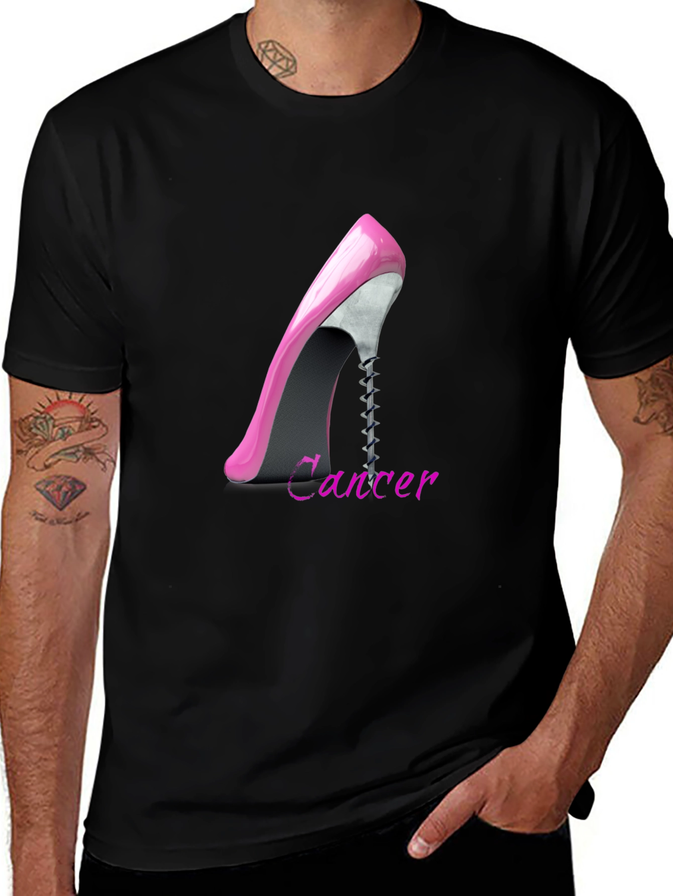 Variant 21 of Cancer Zodiac High Heel T-Shirt