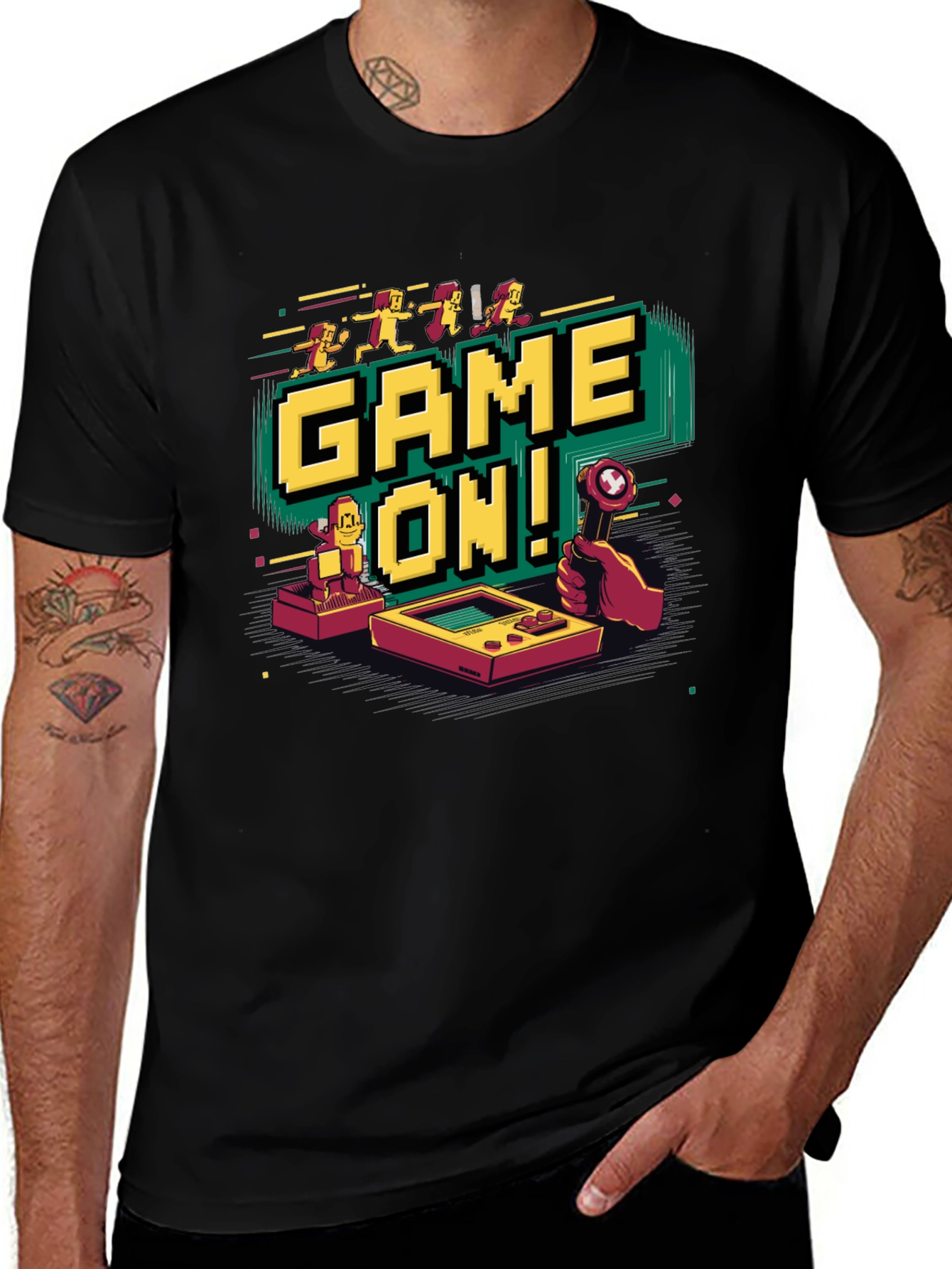 Variant 22 of Retro Game On! Graphic T-Shirt