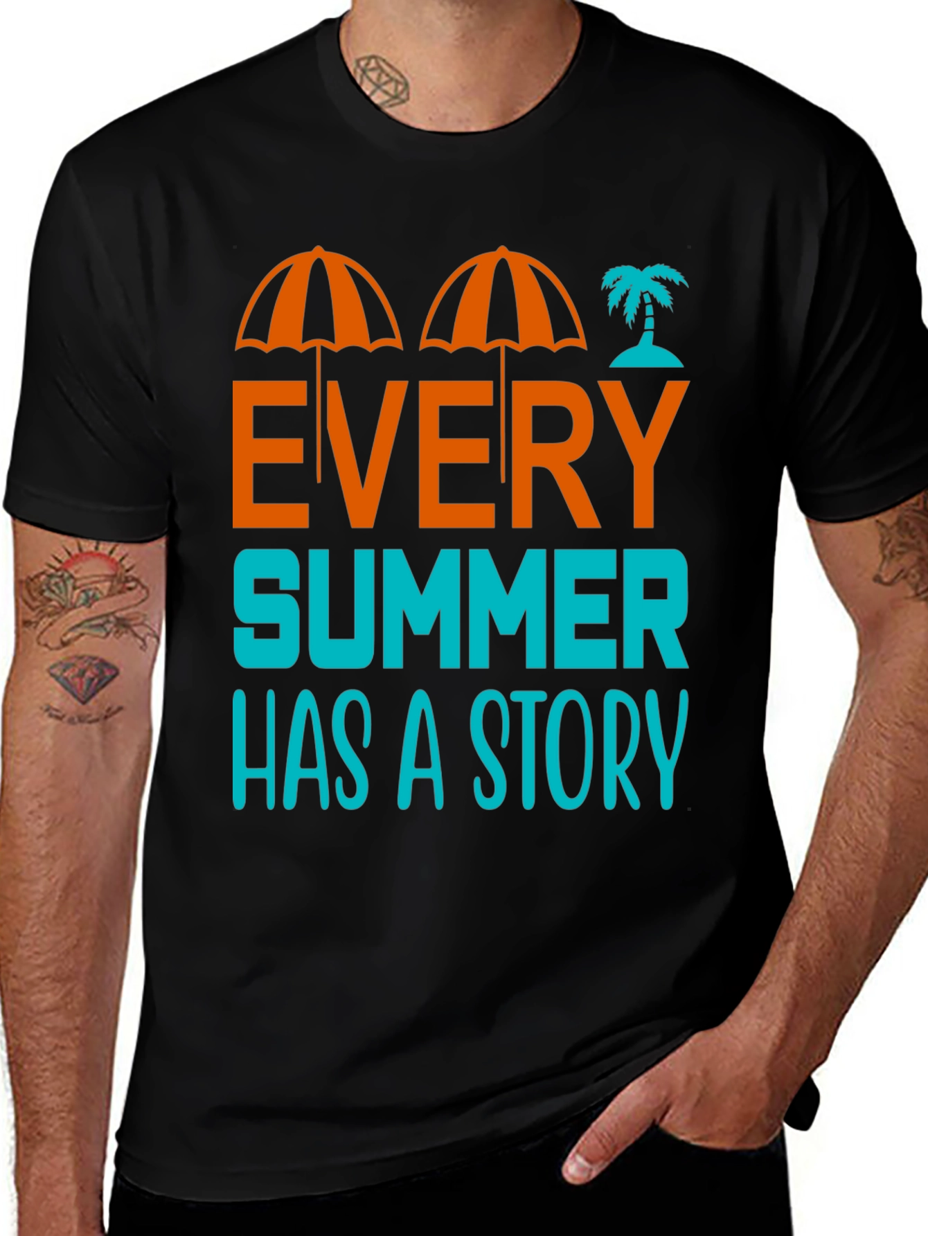 Variant 16 of Every Summer Has A Story Graphic T-Shirt