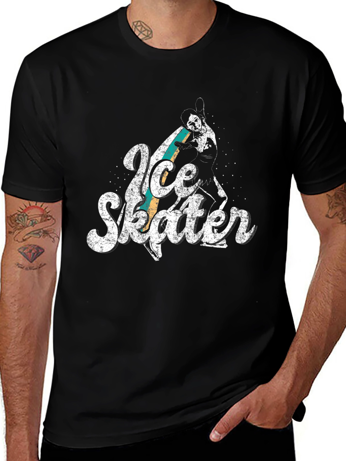 Variant 12 of Vintage Ice Skater Graphic T-Shirt