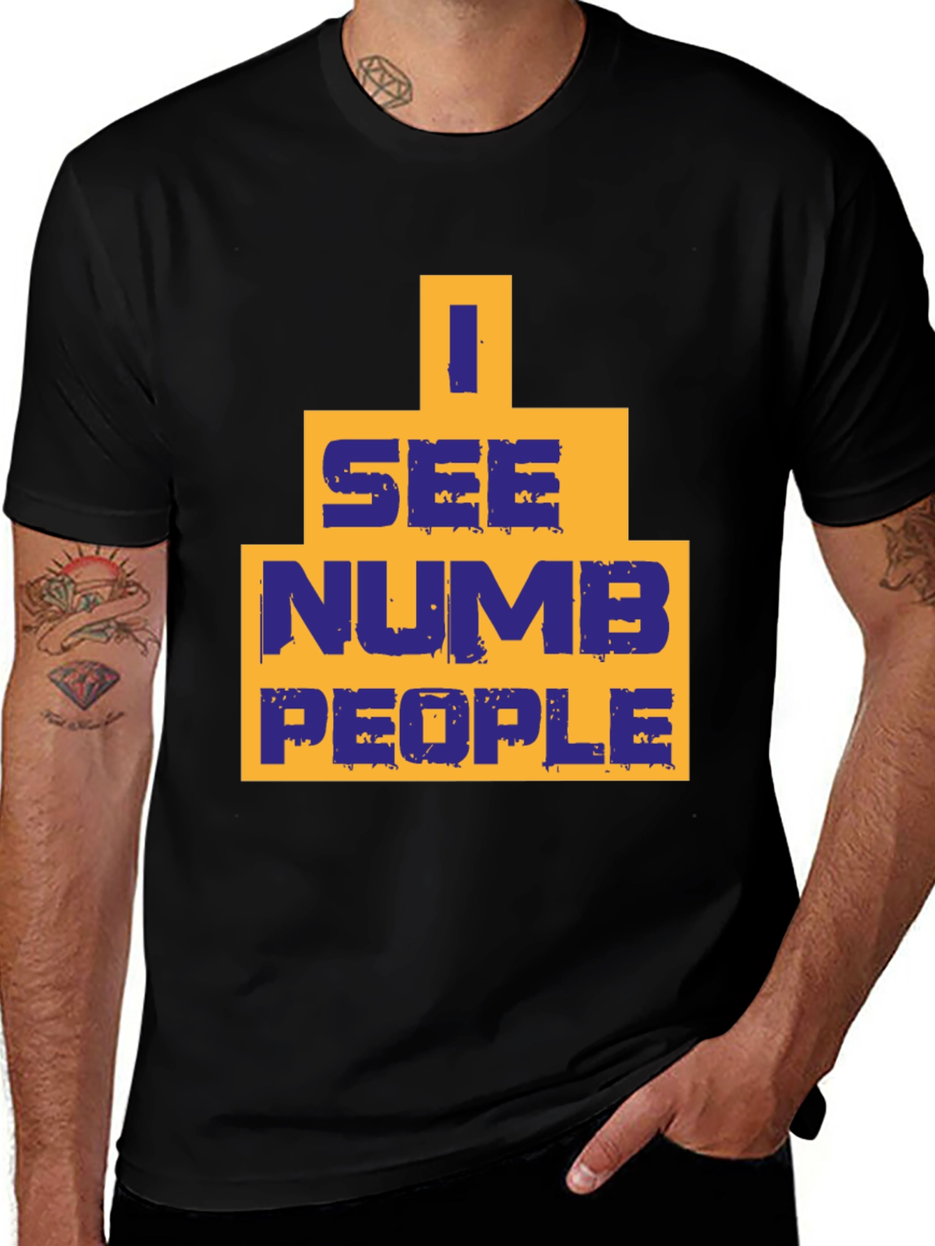 Variant 8 of I See Numb People T-Shirt - Graphic Tee