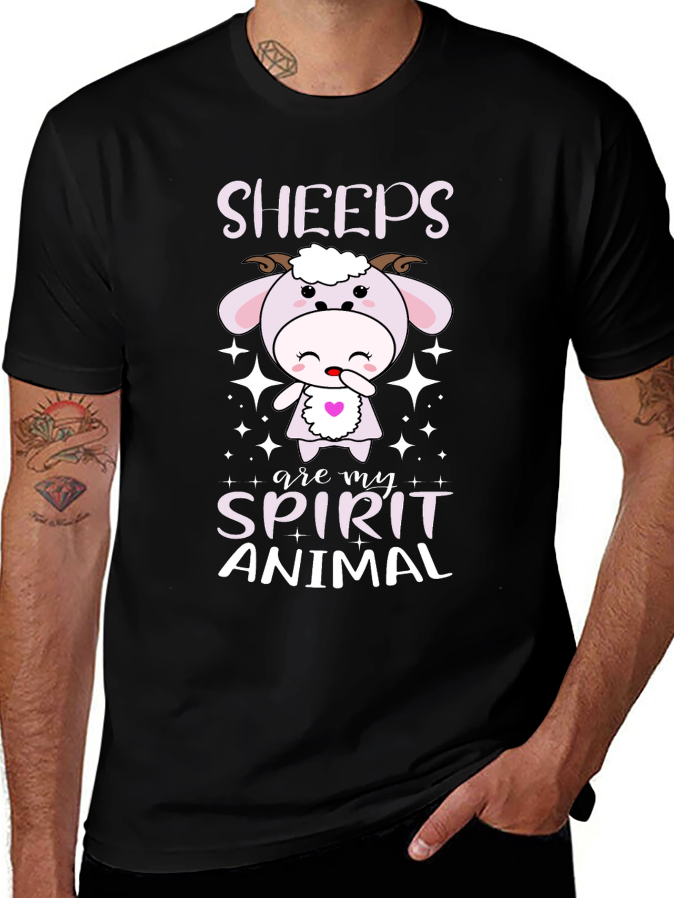 Variant 19 of Sheep Spirit Animal T-Shirt