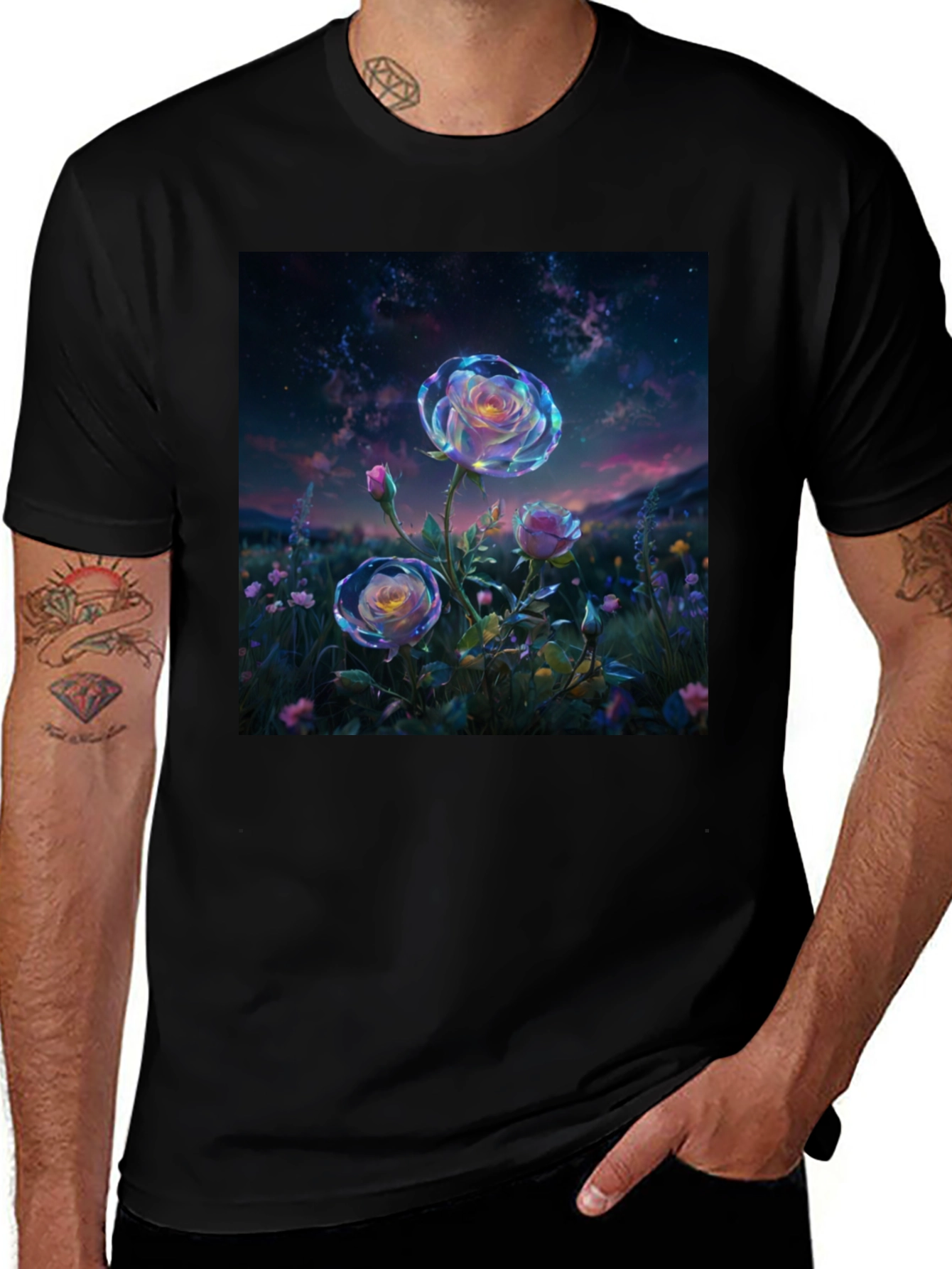 Variant 24 of Mystical Rose Garden Graphic Tee