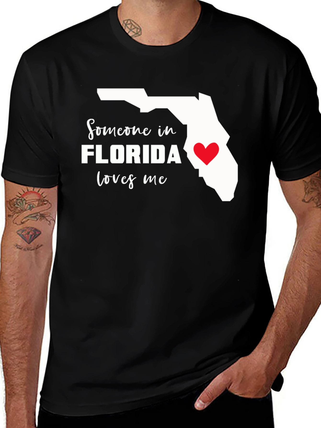 Florida Lover's Tee - Someone in Florida Loves Me
