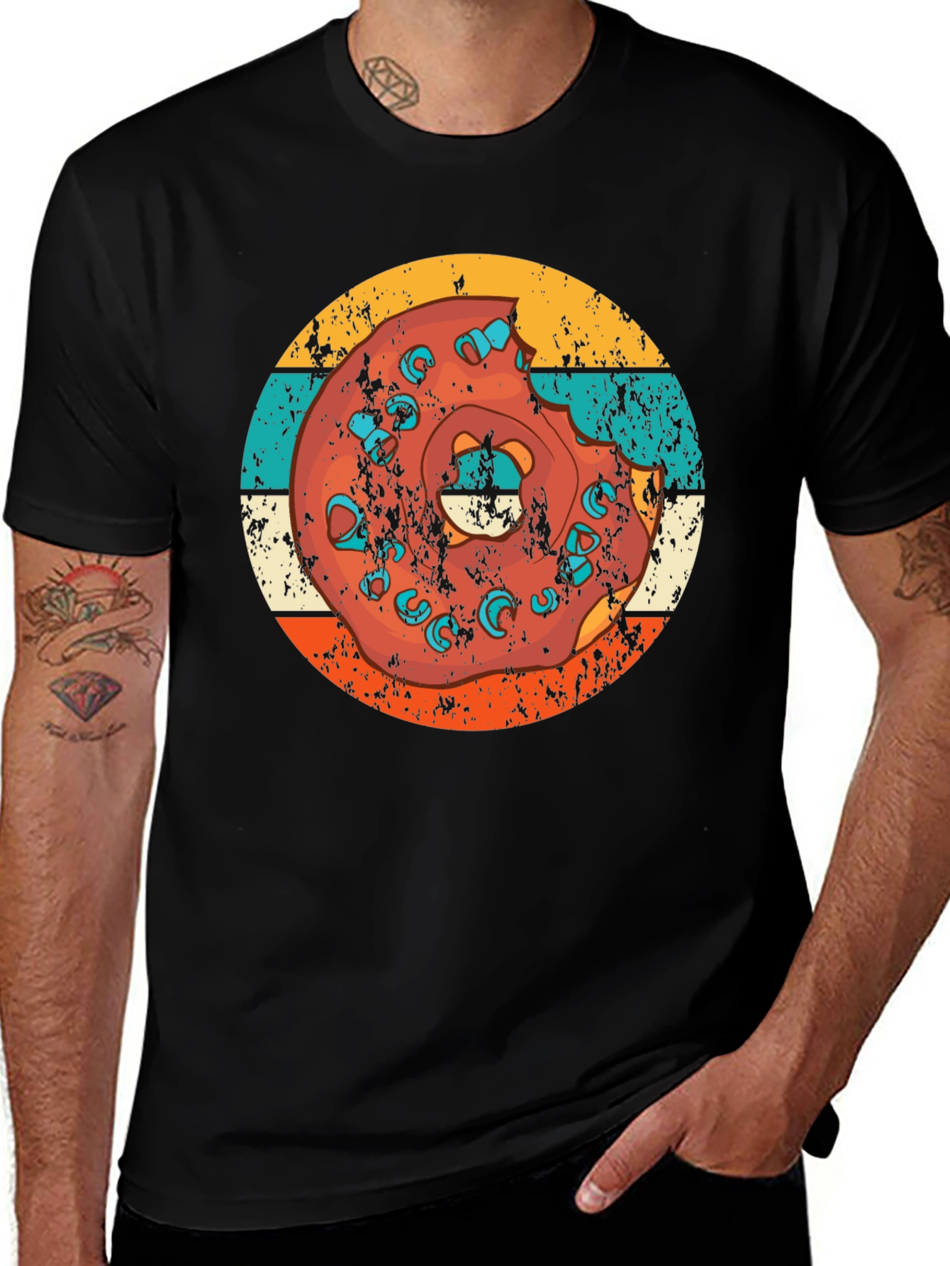 Variant 29 of Retro Donut T-Shirt - Bite Me