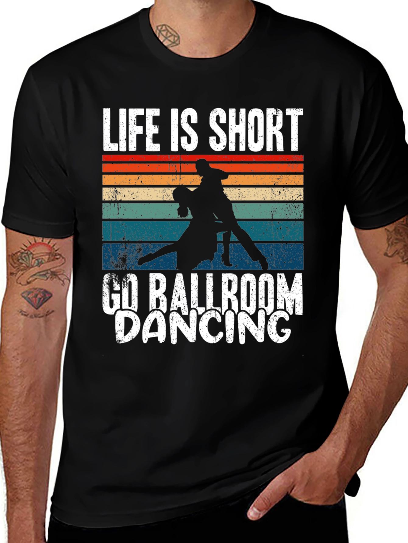 Variant 11 of Life is Short Ballroom Dancing T-Shirt
