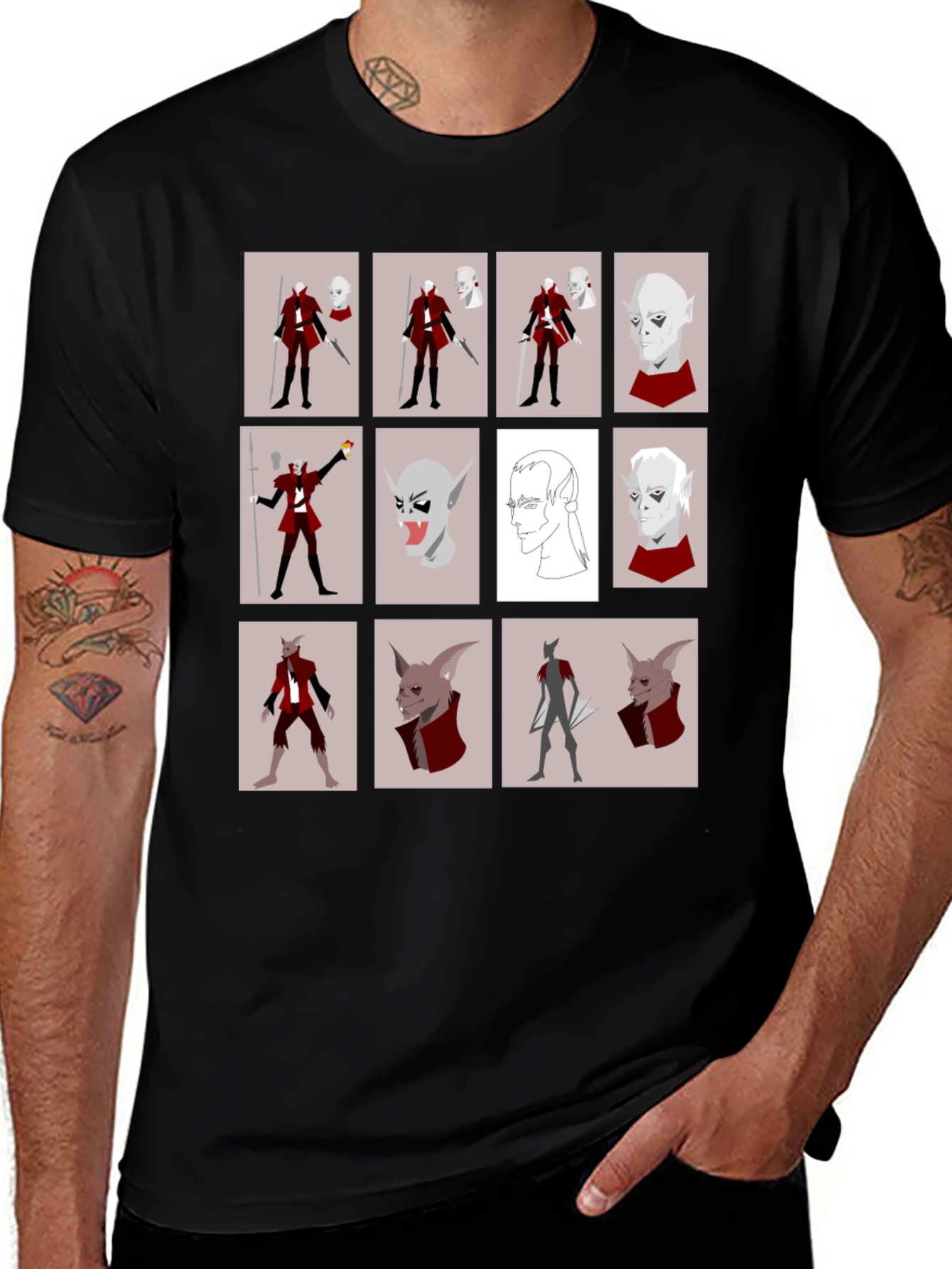 Dungeons & Dragons Elf Character T-Shirt