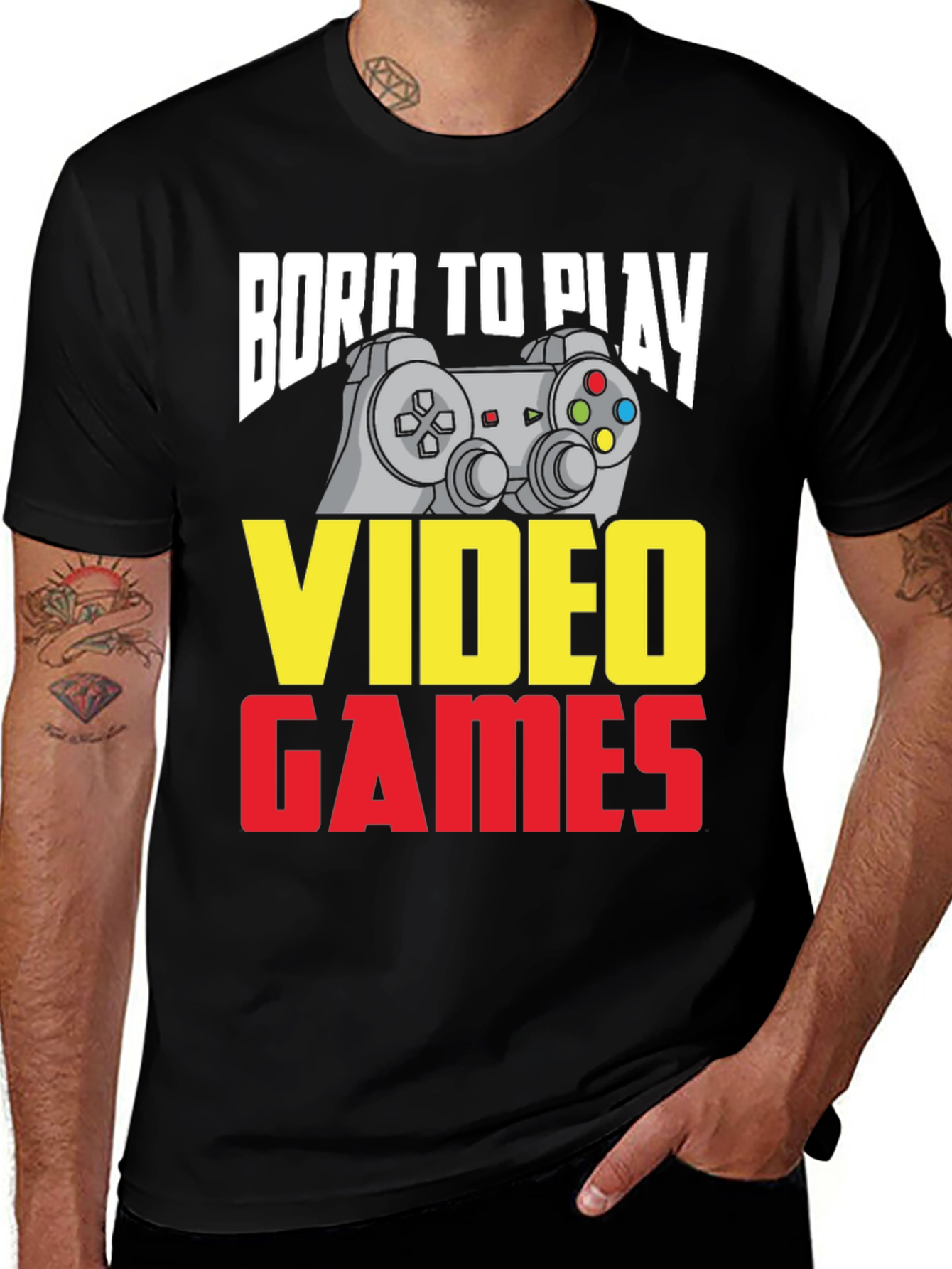 Born To Play Video Games T-Shirt