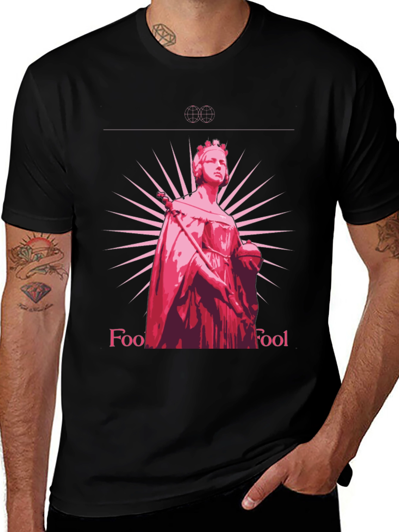Variant 30 of Fool Queen Graphic Tee - Unique Design