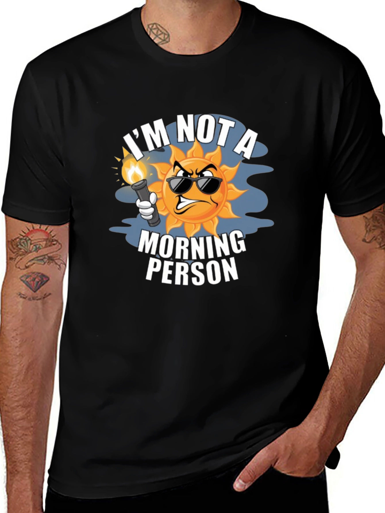 Variant 20 of I'm Not A Morning Person Graphic T-Shirt